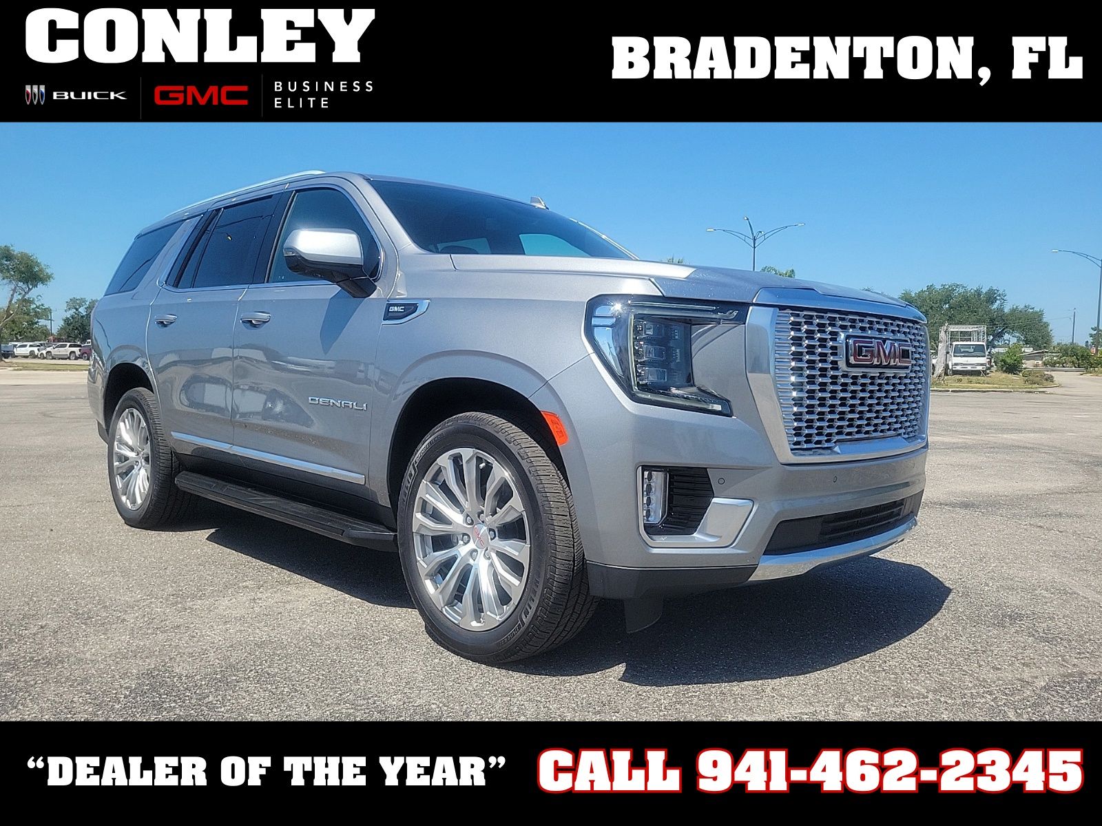 Sterling Metallic 2023 GMC Yukon SUV / Crossover Four-Wheel Drive