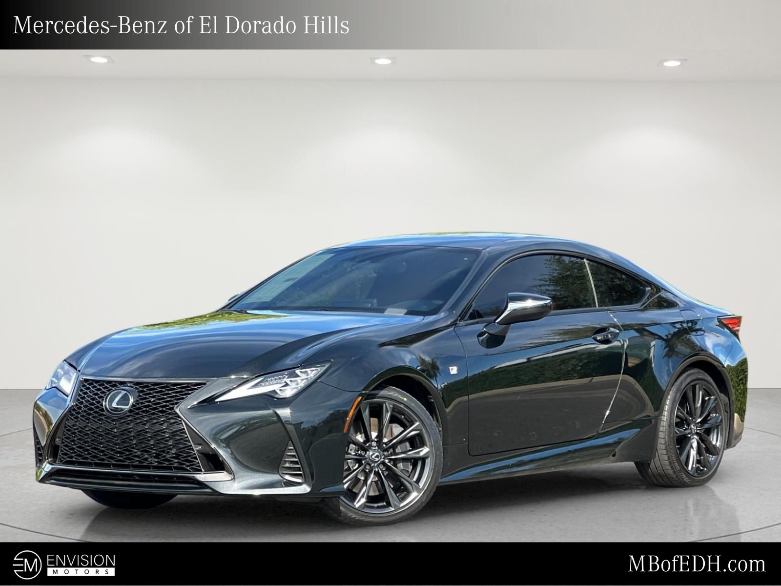 Black (Caviar) 2024 Lexus RC Coupe Rear-Wheel Drive 8-Speed Automatic