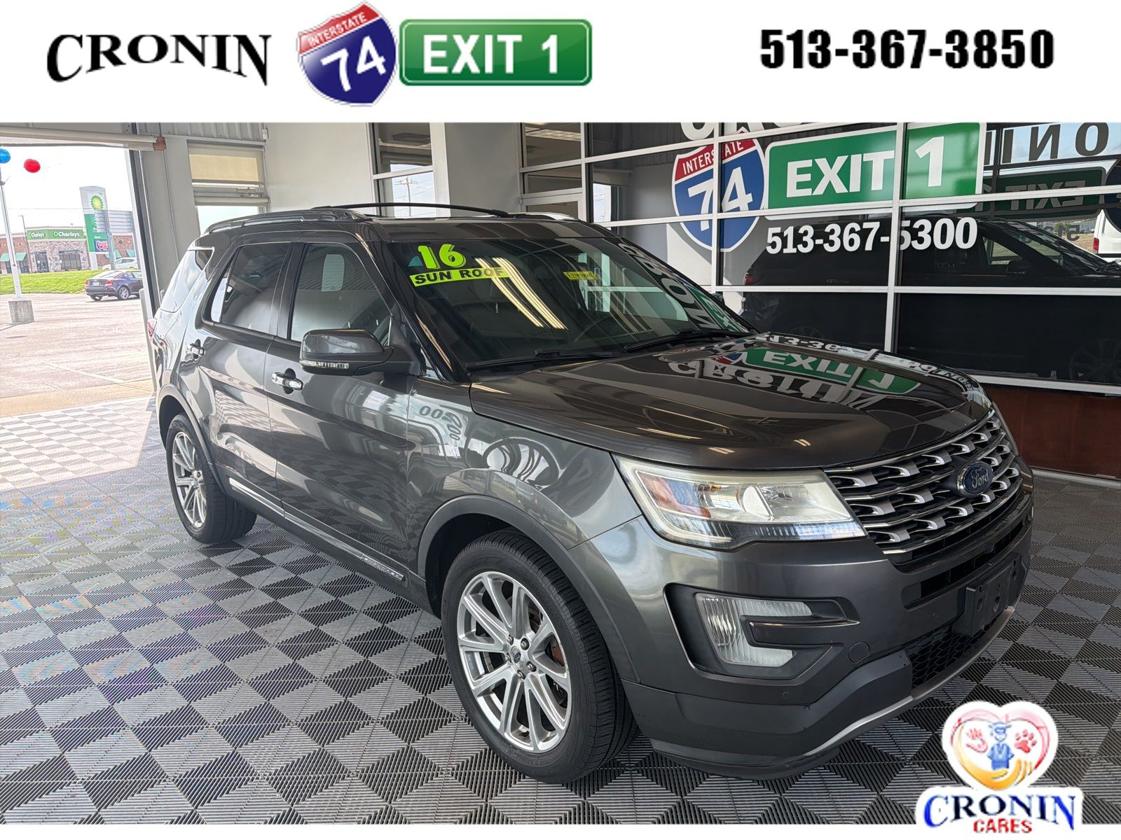 Gray (Magnetic) 2016 Ford Explorer Limited 4WD SUV / Crossover All-Wheel Drive 6-Speed Automatic