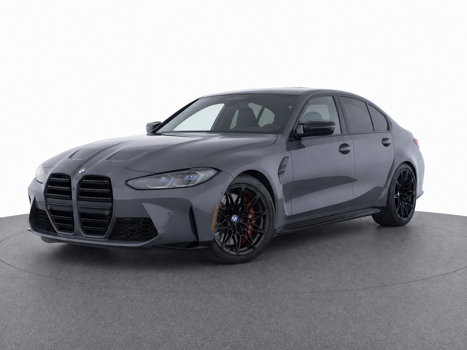 Dravit Gray Metallic 2024 BMW M3 Sedan All-Wheel Drive 8-Speed Automatic