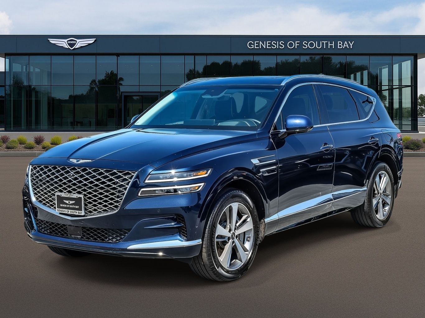 Adriatic Blue 2023 Genesis GV80 3.5T Advanced AWD SUV / Crossover 8-Speed Automatic