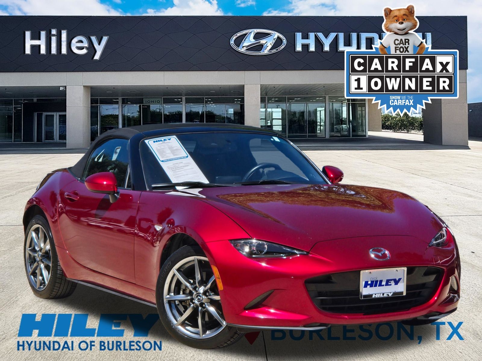 Soul Red Crystal Metallic 2022 Mazda MX-5 Miata Convertible Rear-Wheel Drive 6-Speed Automatic
