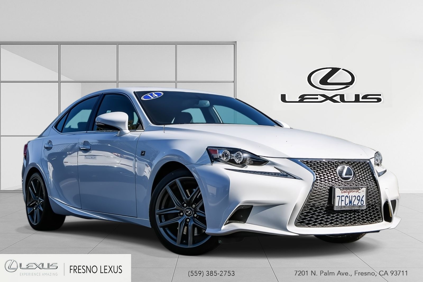 Ultra White 2014 Lexus IS Sedan All-Wheel Drive 8-Speed Automatic