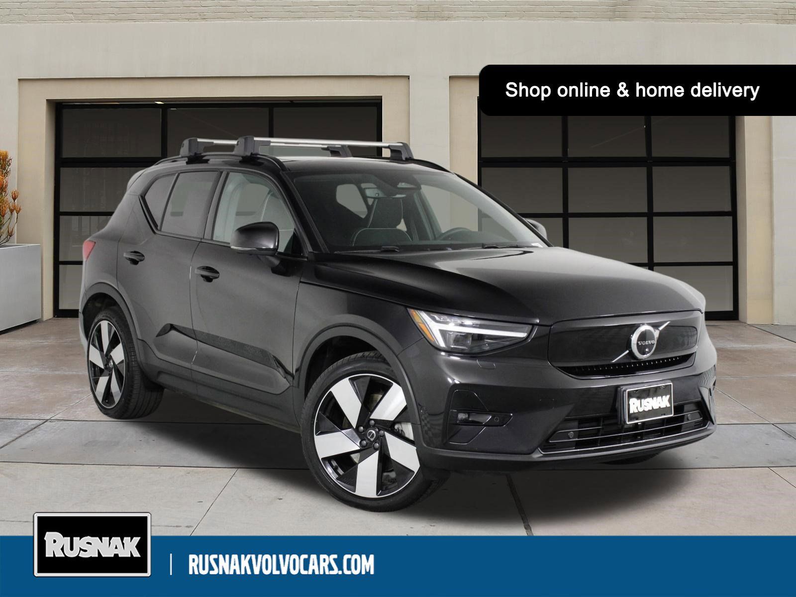 Onyx Black Metallic 2023 Volvo XC40 Recharge Twin Ultimate eAWD SUV / Crossover All-Wheel Drive 1-Speed Automatic