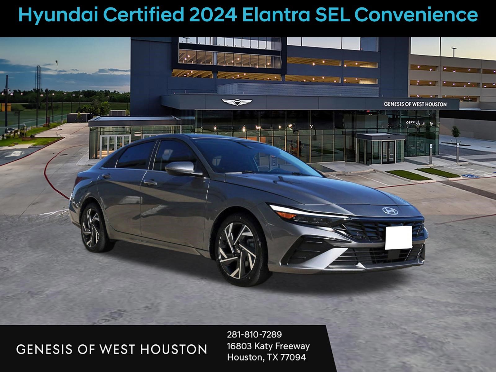 Fluid Metal 2024 Hyundai Elantra Sedan Front-Wheel Drive Continuously Variable Transmission