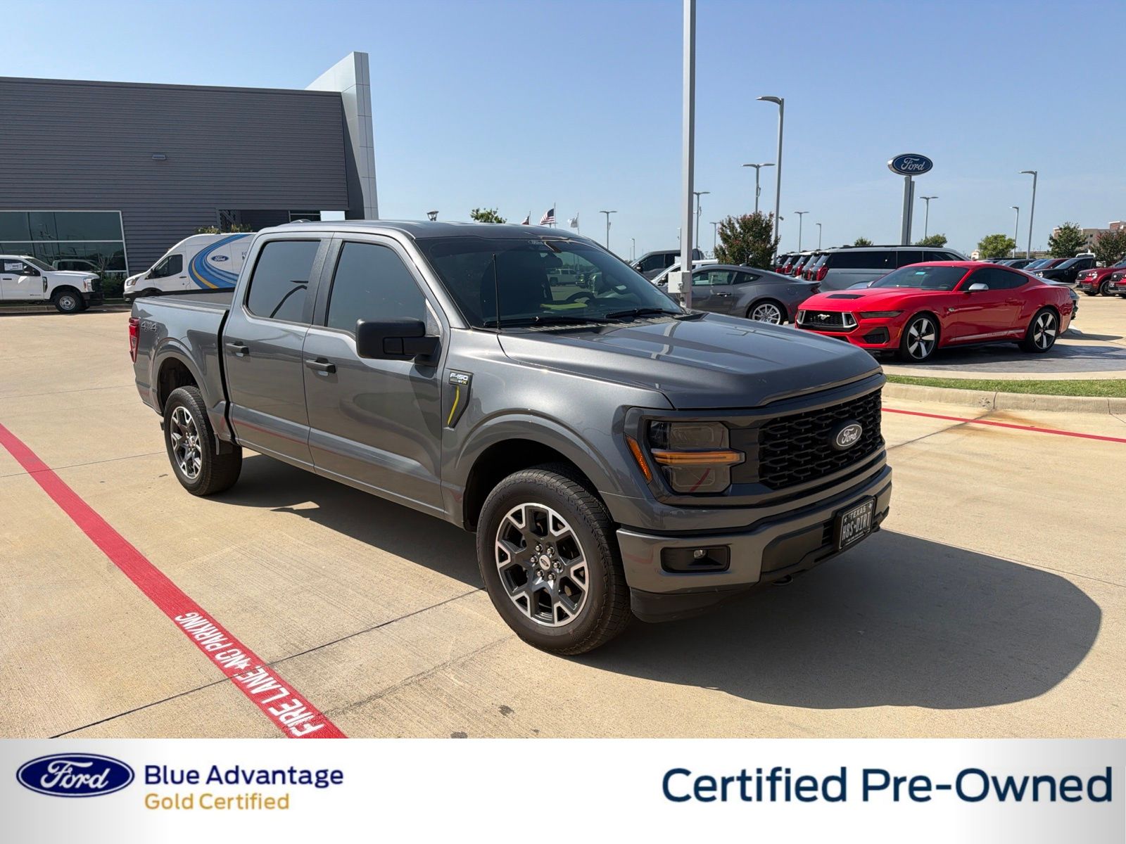 Carbonized Gray Metallic 2024 Ford F-150 Pickup Truck Four-Wheel Drive Automatic