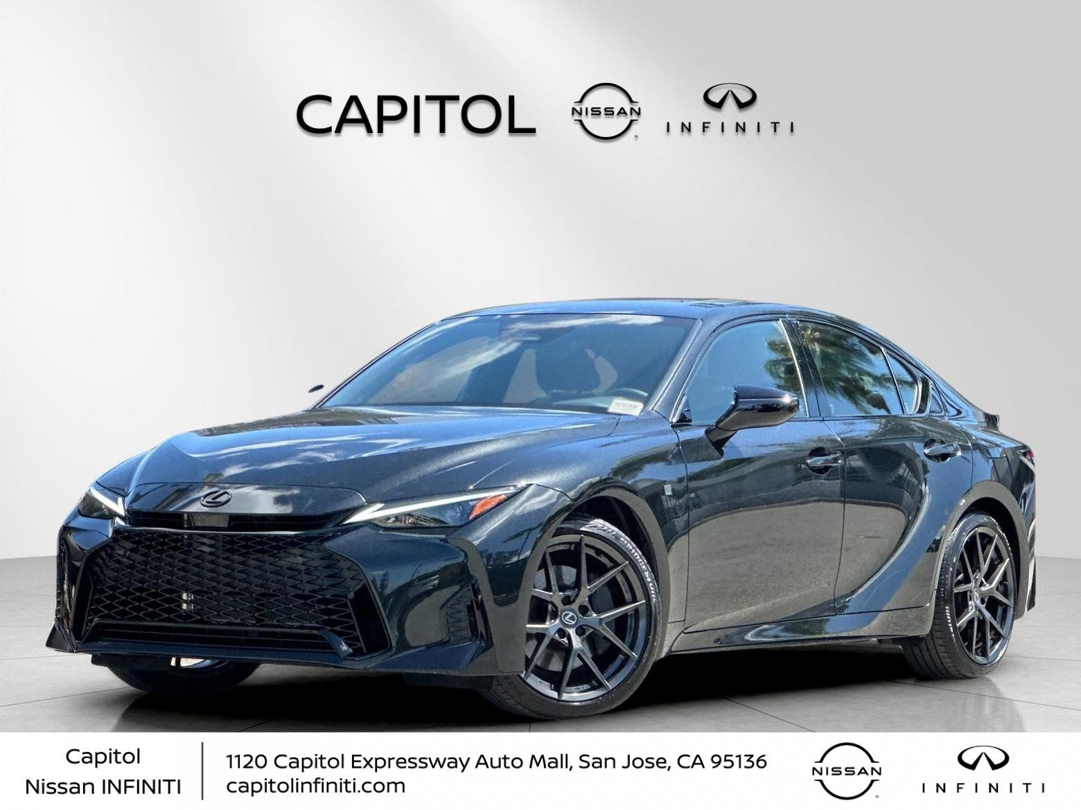 Black (Caviar) 2026 Lexus IS 350 F Sport Design RWD Sedan Rear-Wheel Drive 8-Speed Dual Clutch