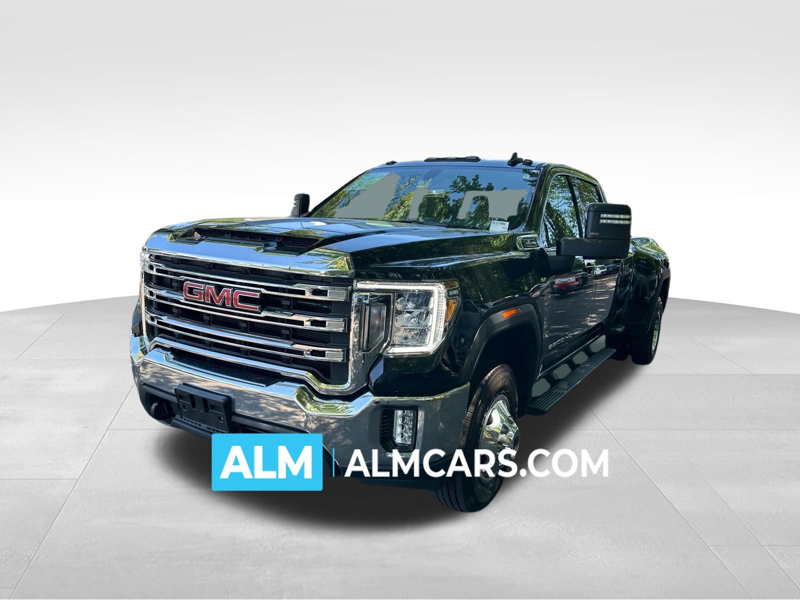 Onyx Black 2021 GMC Sierra 3500HD SLE Crew Cab 4WD Pickup Truck Four-Wheel Drive 6-Speed Automatic
