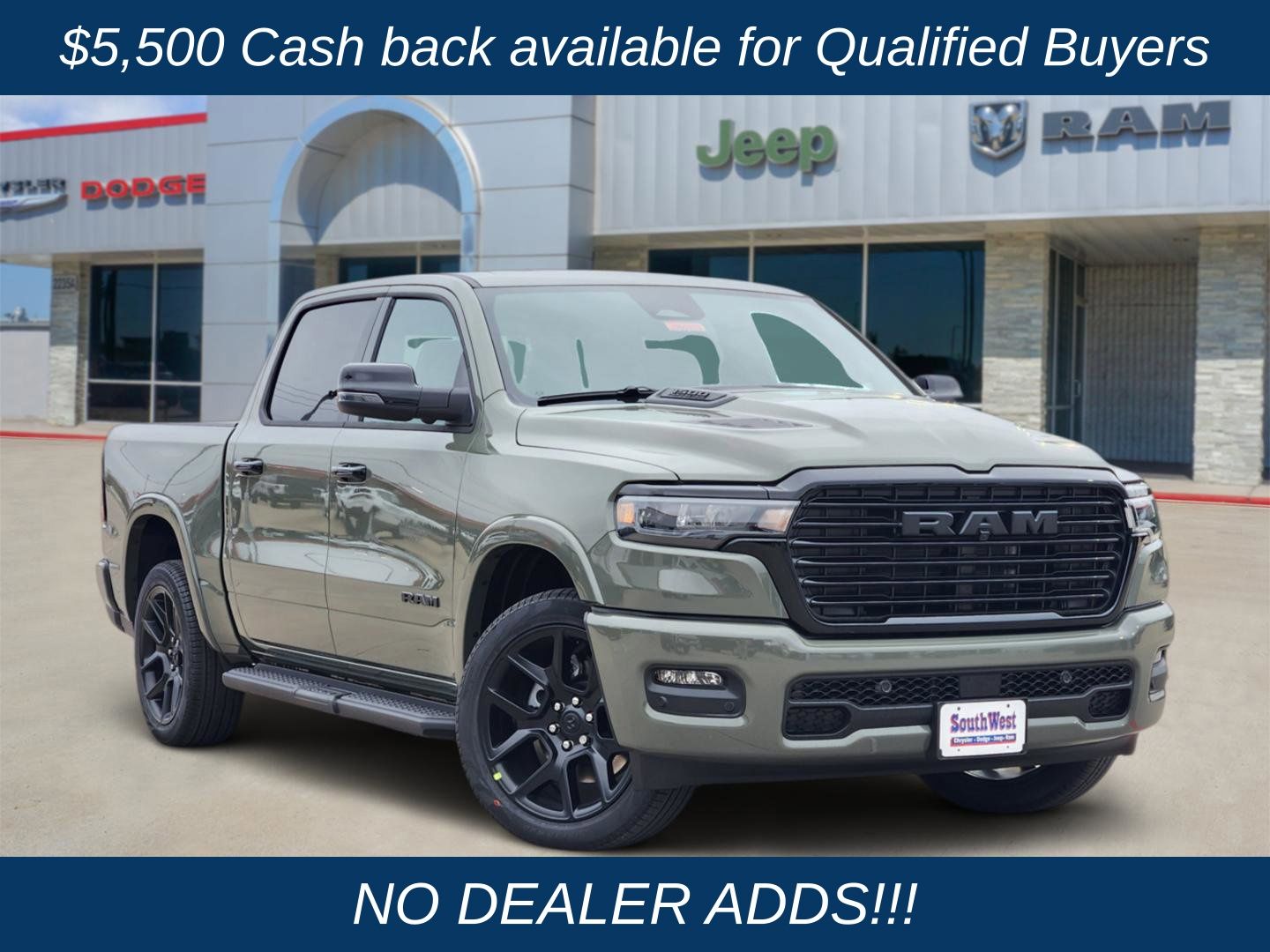 2026 RAM 1500 Laramie Crew Cab 4WD