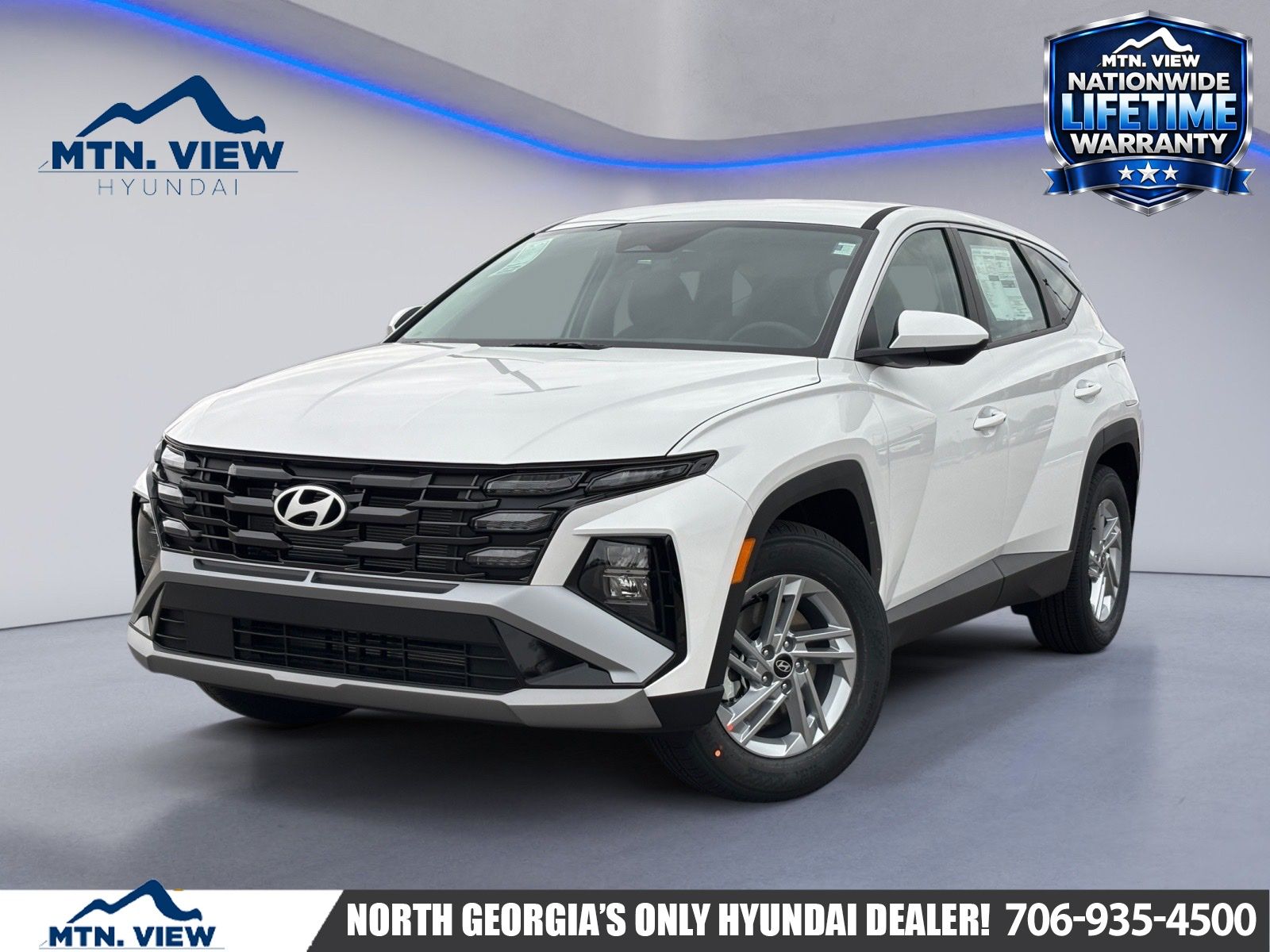 White Pearl 2026 Hyundai Tucson SUV / Crossover Front-Wheel Drive 8-Speed Automatic