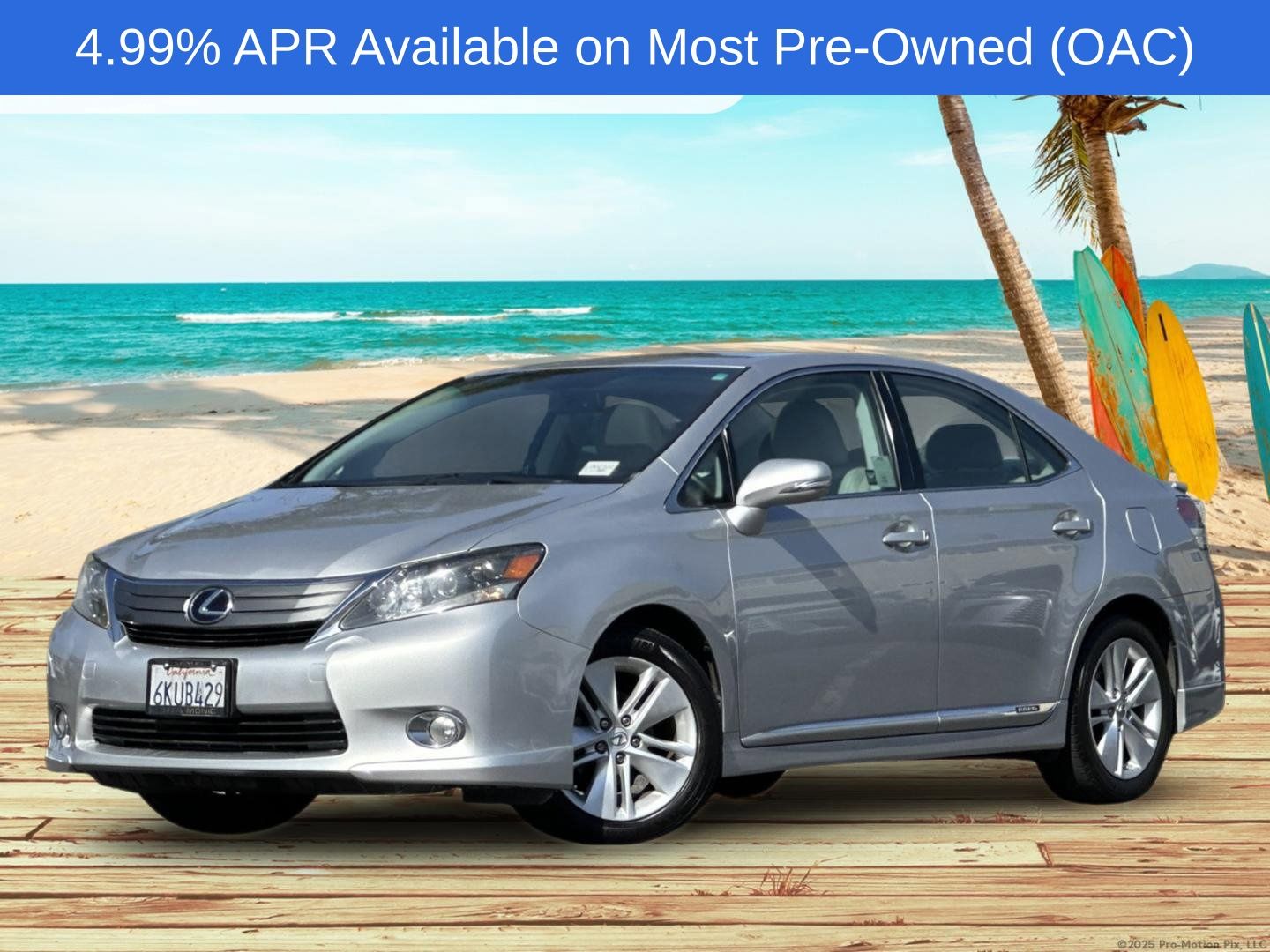 Tungsten 2010 Lexus HS 250h FWD Sedan Front-Wheel Drive Continuously Variable Transmission