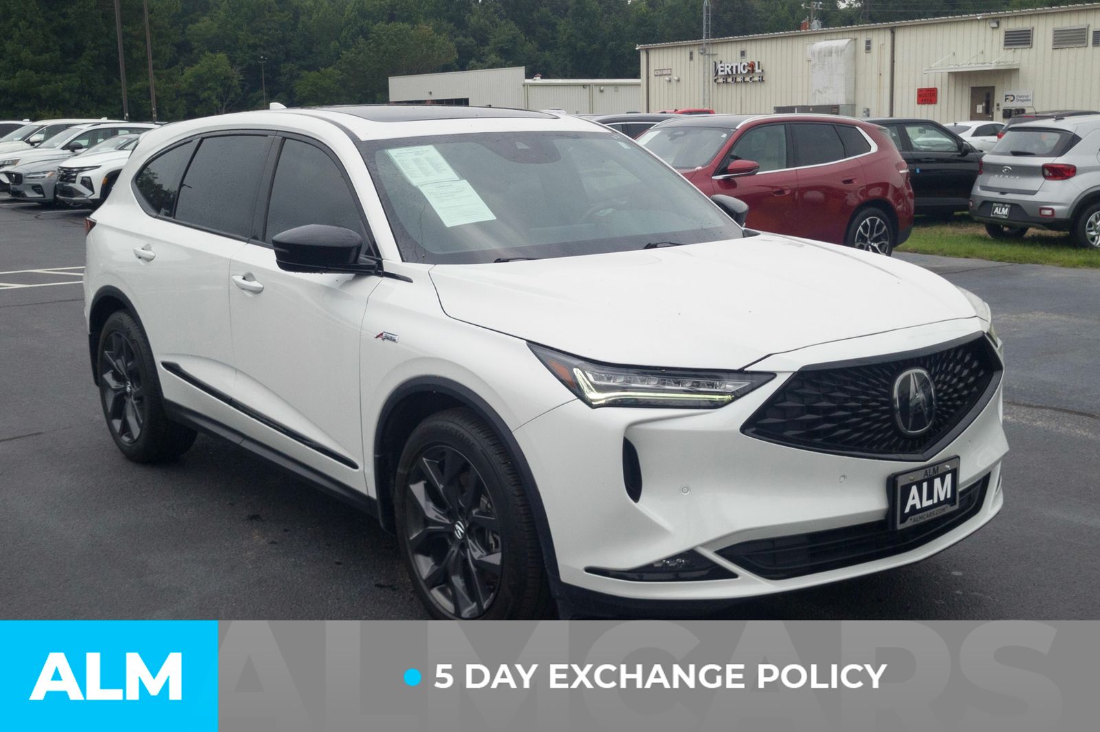 Used 2023 Platinum White Pearl Acura A-Spec image 3