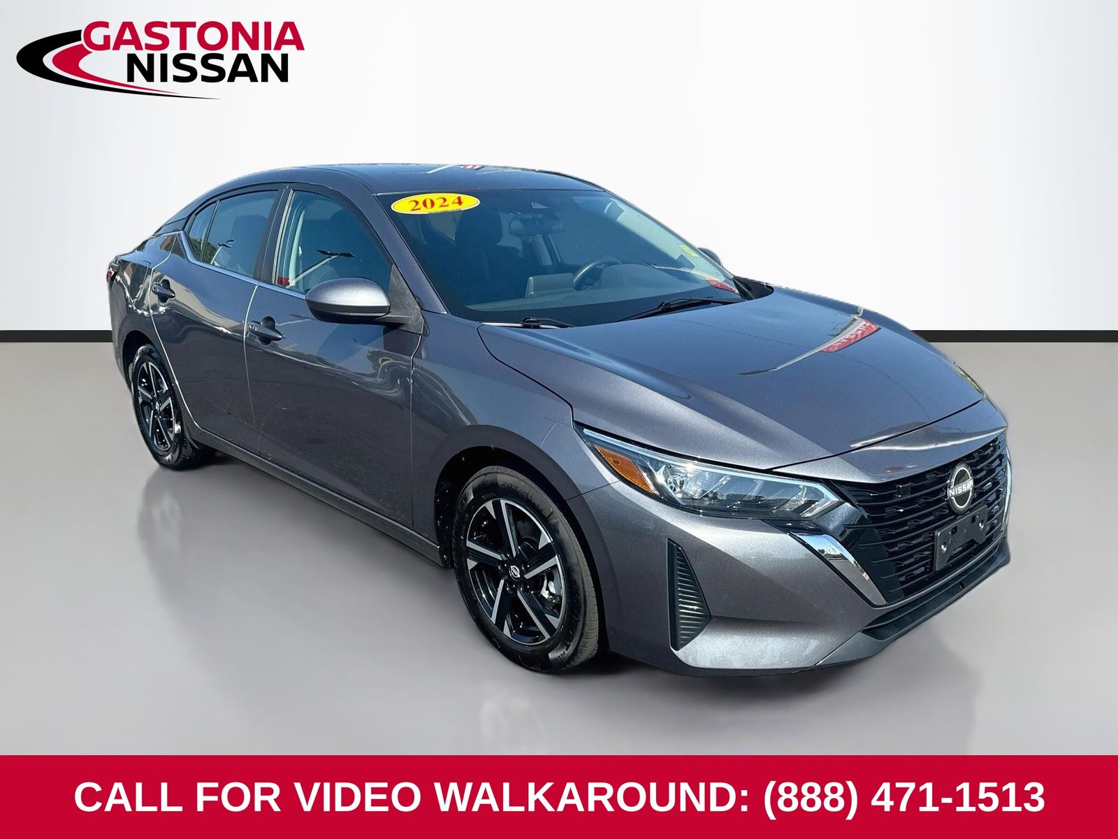 Gray (Gun Metallic) 2024 Nissan Sentra Sedan Front-Wheel Drive Continuously Variable Transmission