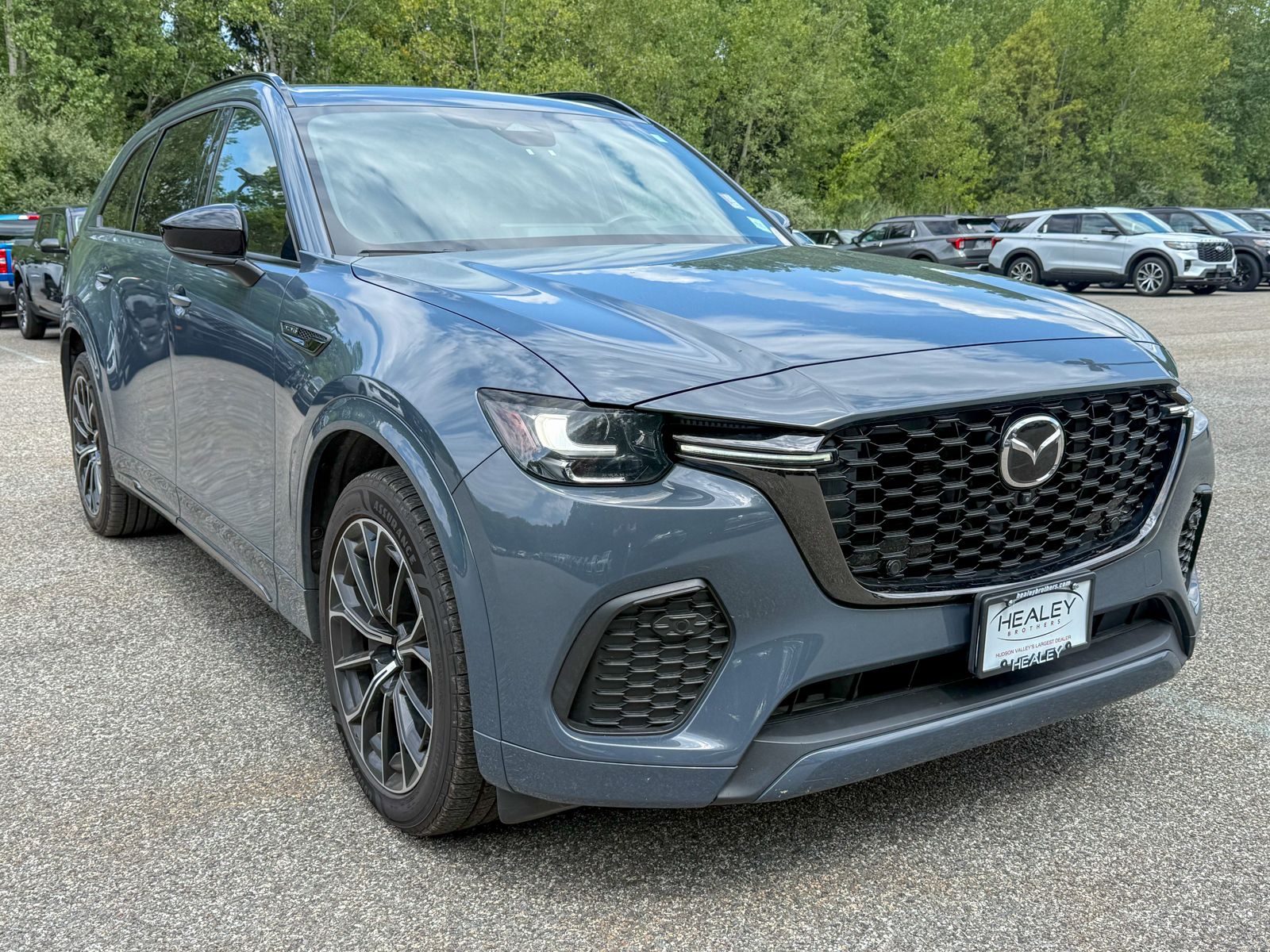 Polymetal Gray Metallic 2025 Mazda CX-70 SUV / Crossover All-Wheel Drive 8-Speed Automatic