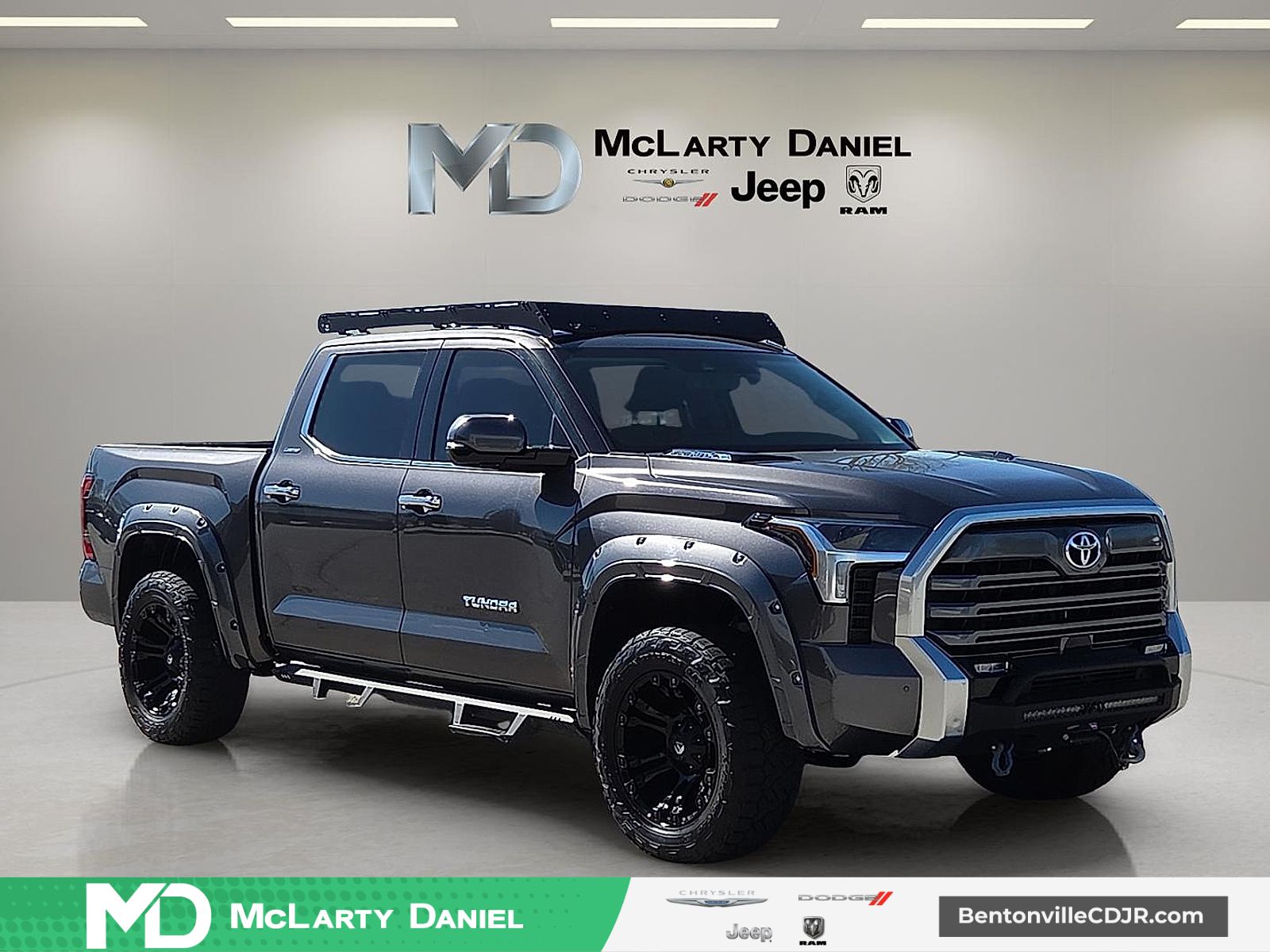 Magnetic Gray Metallic 2023 Toyota Tundra Hybrid Limited HV CrewMax Cab 4WD Pickup Truck Four-Wheel Drive Automatic