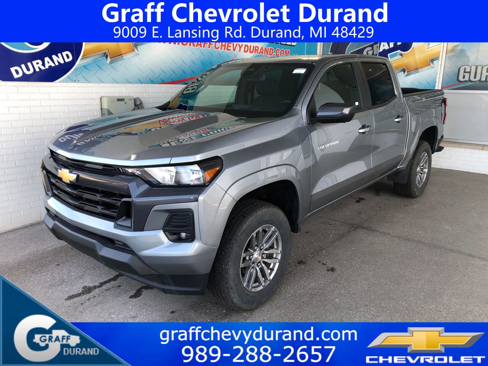 Sterling Gray Metallic 2024 Chevrolet Colorado Pickup Truck Four-Wheel Drive 8-Speed Automatic