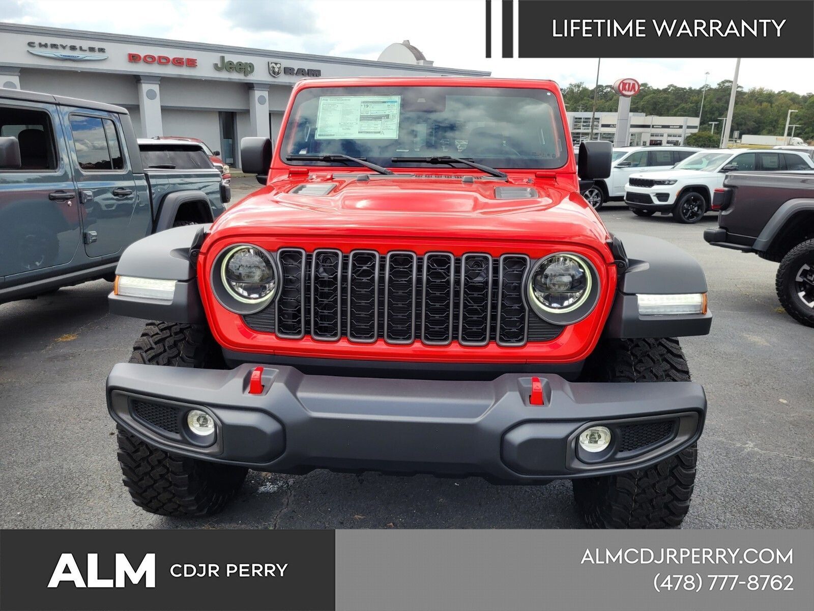 New 2025 Firecracker Red Clear-Coat Exterior Paint Jeep Rubicon image 19