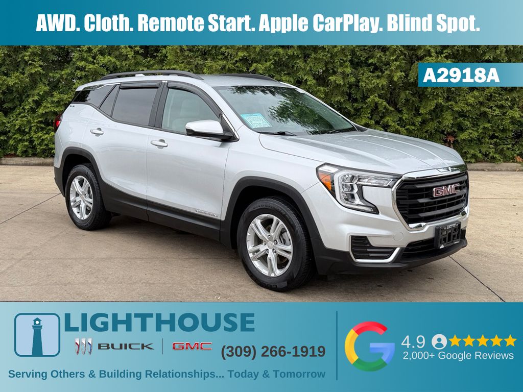 Quicksilver Metallic 2022 GMC Terrain SLE AWD SUV / Crossover All-Wheel Drive 9-Speed Automatic