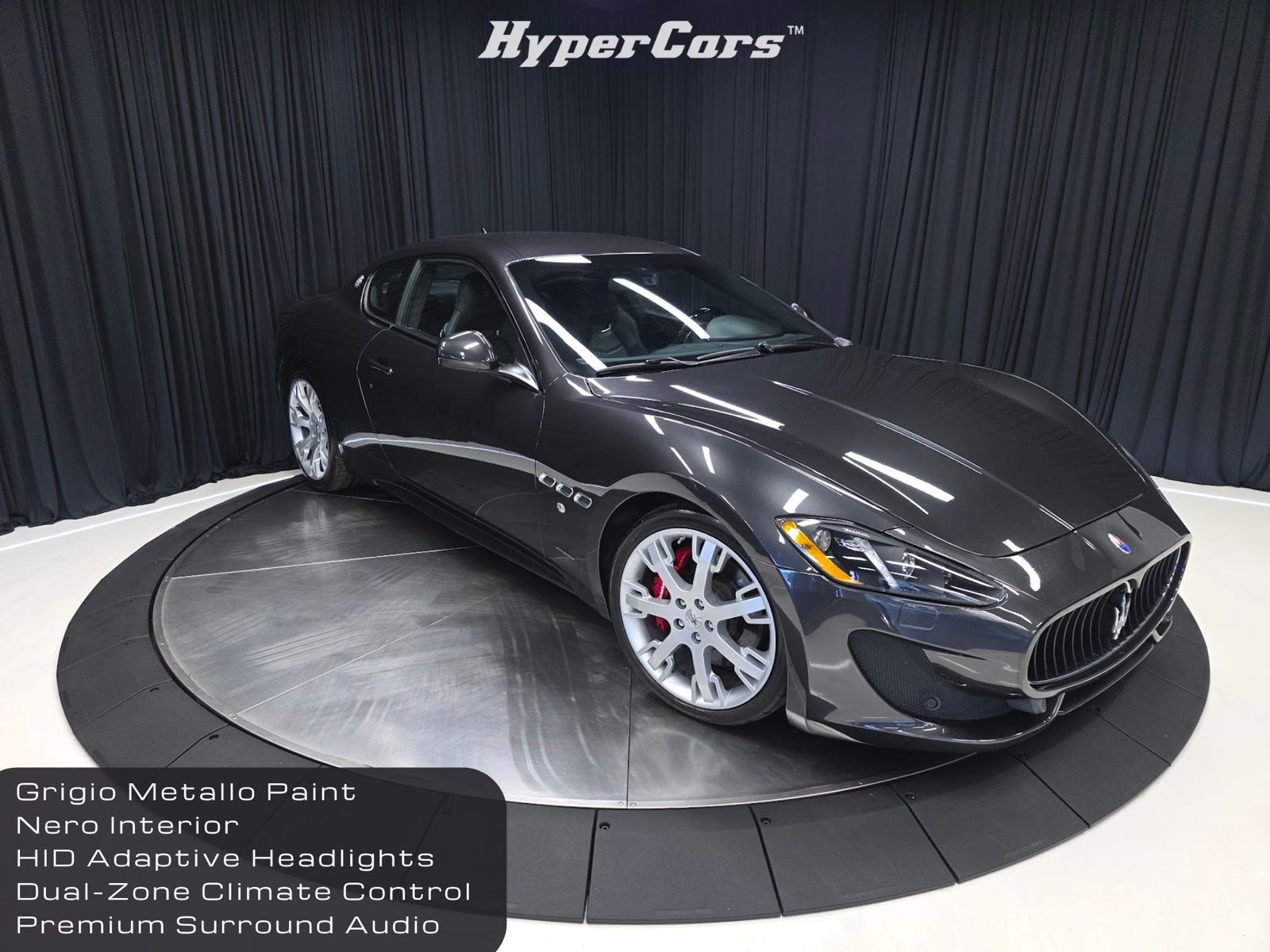 Gray 2014 Maserati GranTurismo Sport Coupe Rear-Wheel Drive 6-Speed Automatic Overdrive