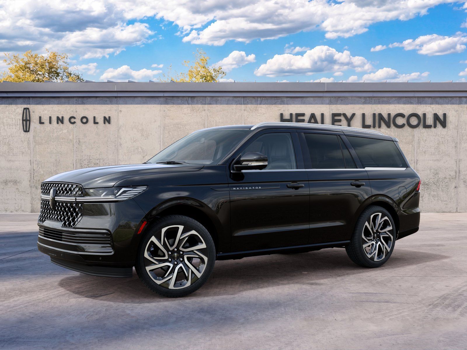 Infinite Black Metallic Clearcoat 2027 Lincoln Navigator SUV / Crossover Four-Wheel Drive Automatic