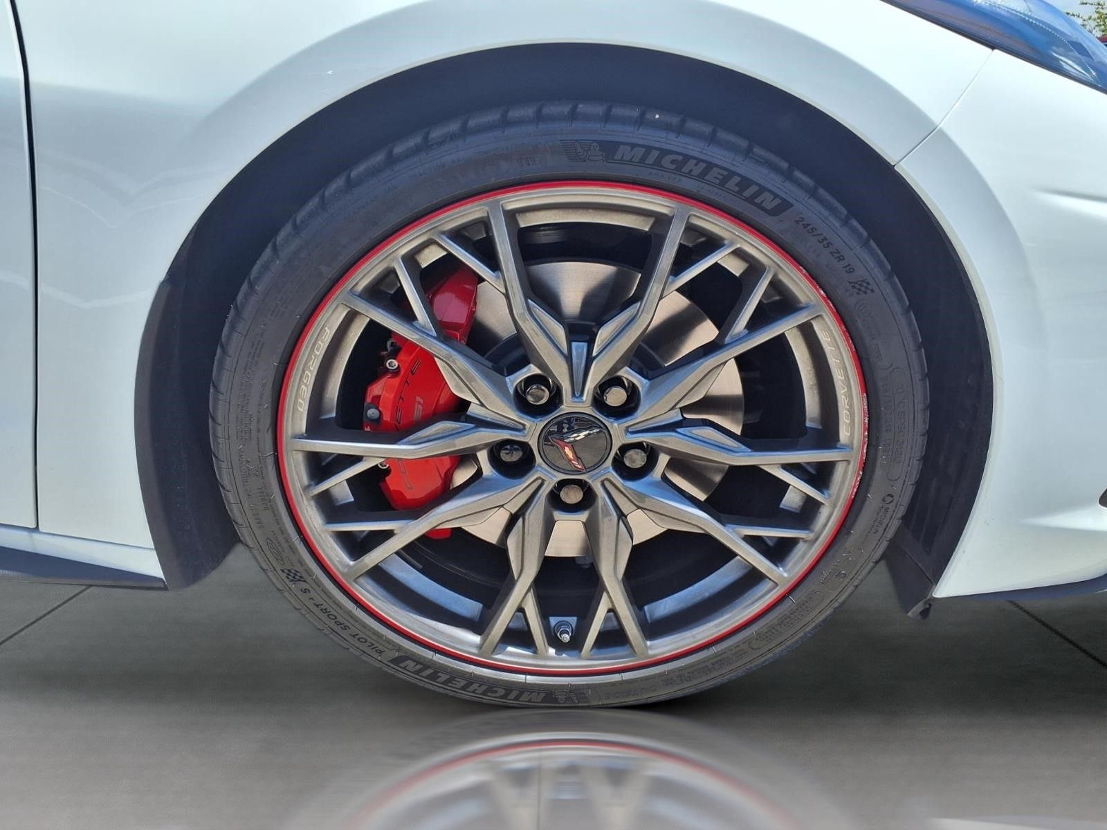 2025 Chevrolet Corvette Stingray White at DeMontrond Gulf Freeway