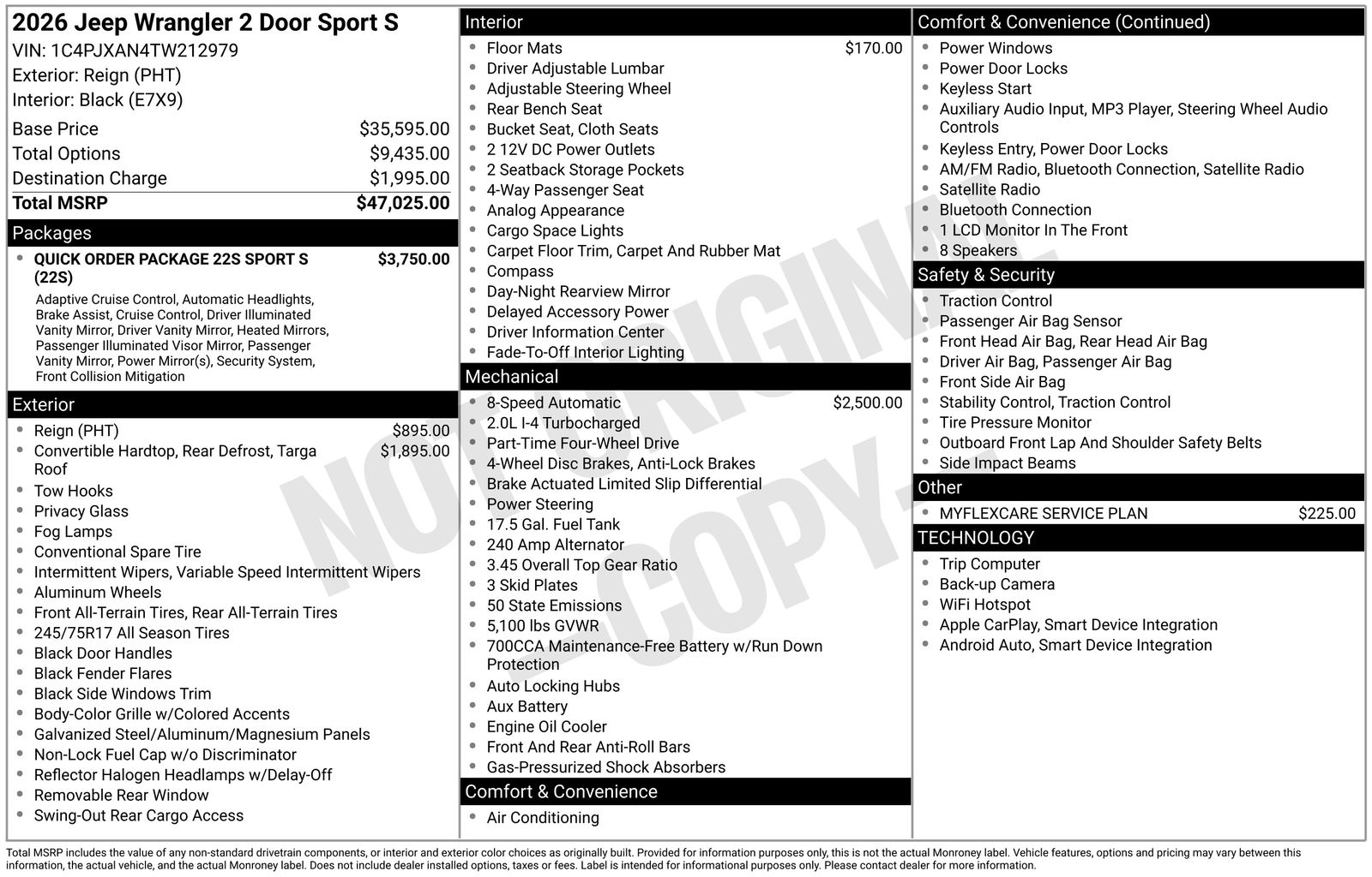 New 2026 Reign Exterior Paint Jeep Sport S image 4