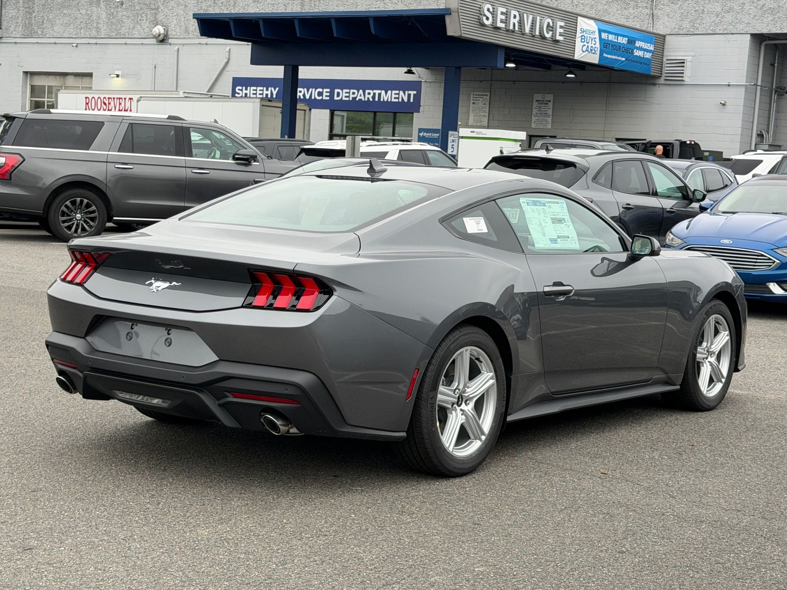 New 2026 Carbonized Gray Metallic Ford EcoBoost image 6