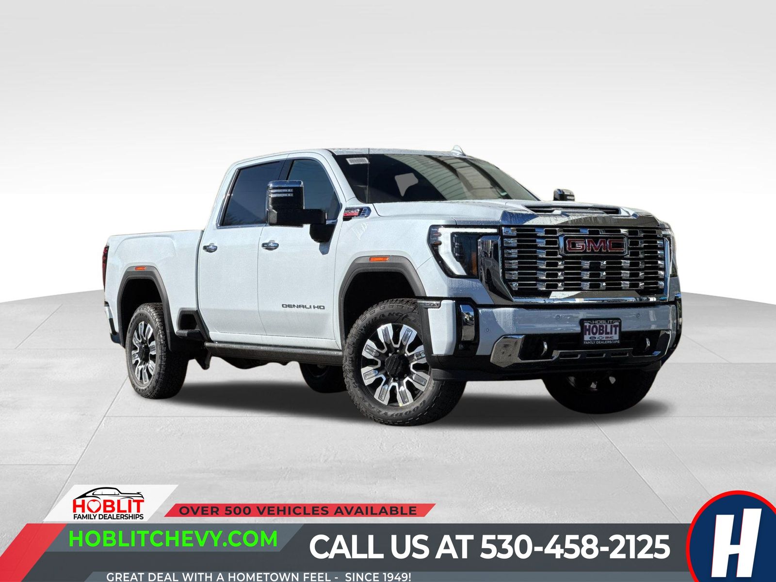 Glacier White Tricoat 2026 GMC Sierra 2500HD Pickup Truck Four-Wheel Drive Automatic