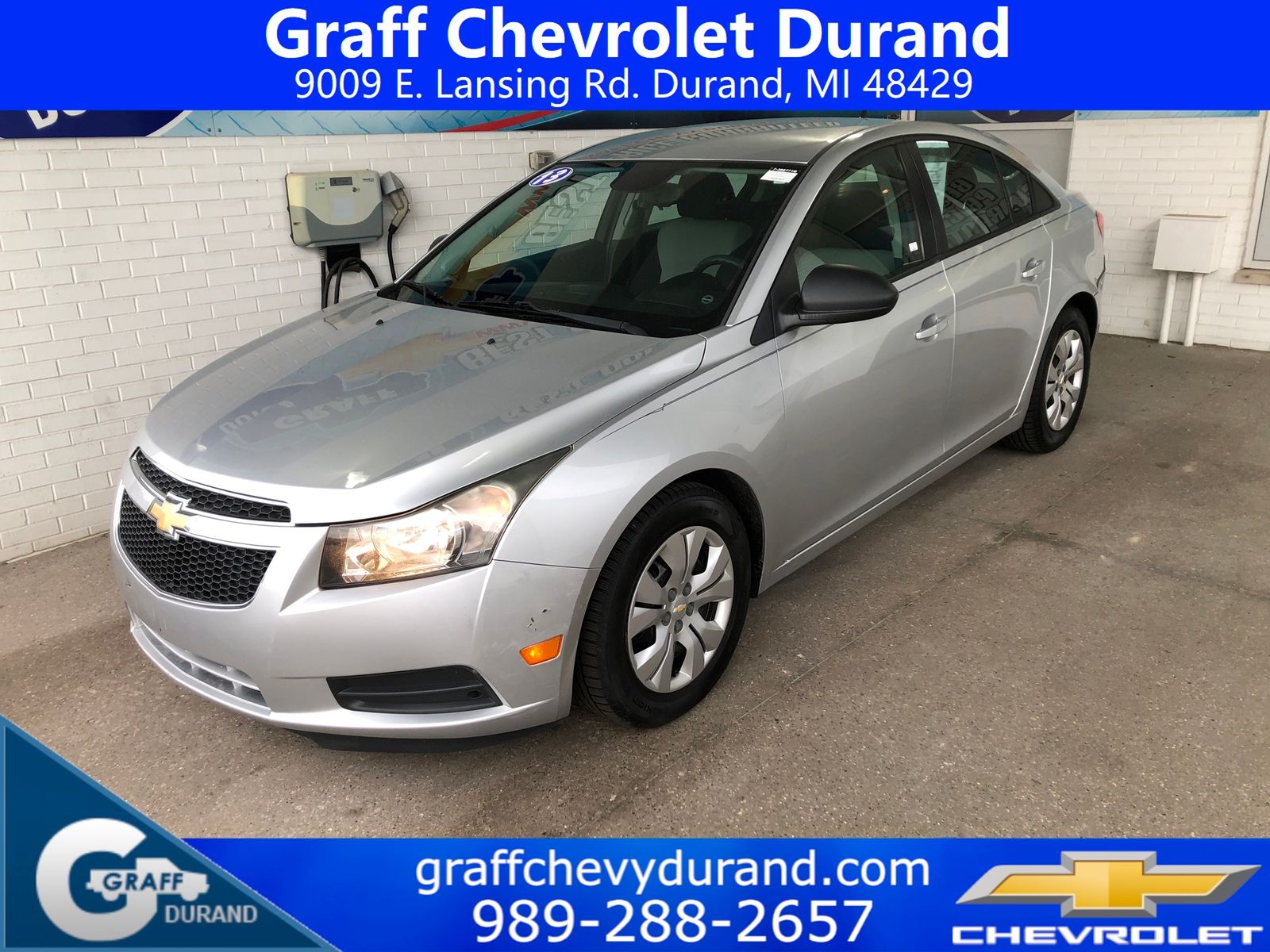 Silver Ice Metallic 2013 Chevrolet Cruze LS Sedan FWD Sedan Front-Wheel Drive 6-Speed Automatic Overdrive