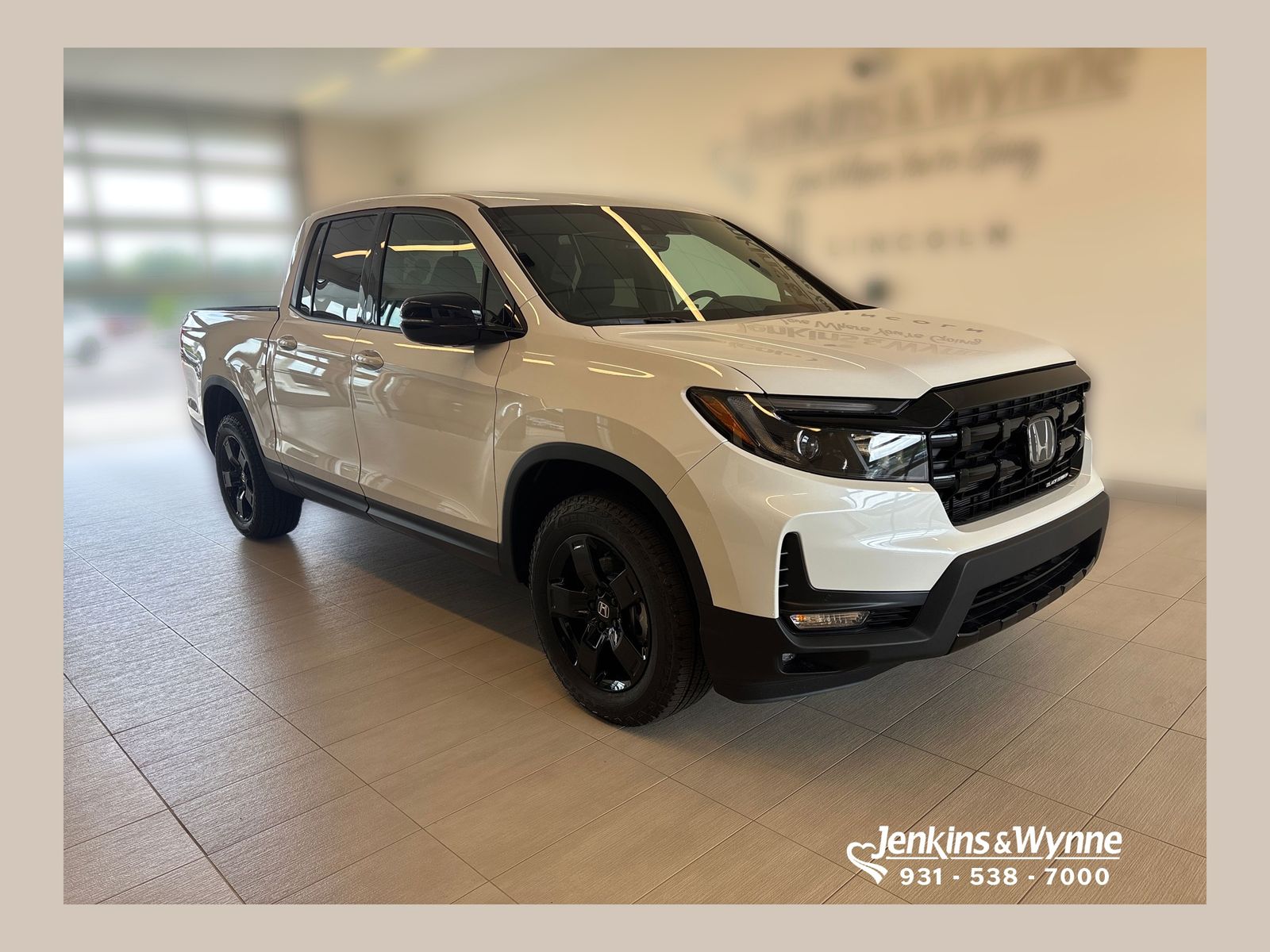 Platinum White 2026 Honda Ridgeline Pickup Truck All-Wheel Drive 9-Speed Automatic