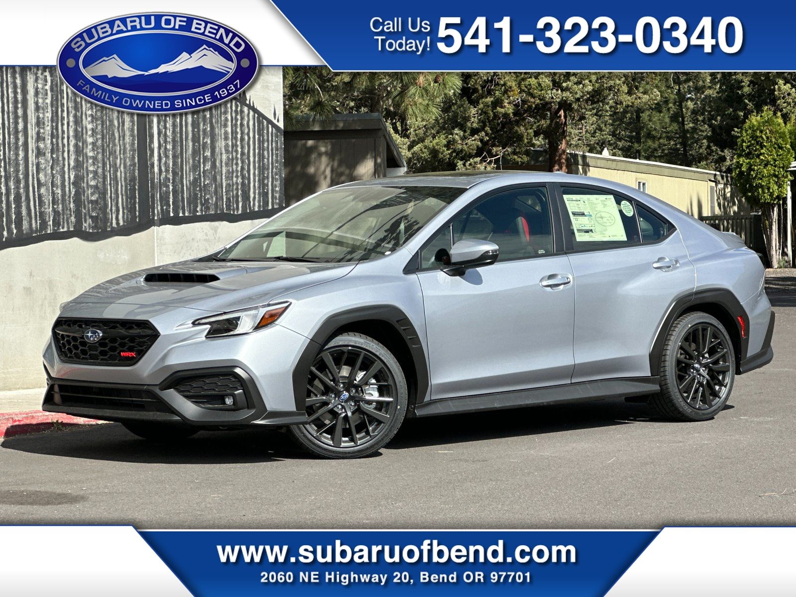 Ice Silver Metallic 2026 Subaru WRX Limited AWD Sedan All-Wheel Drive 6-Speed Manual