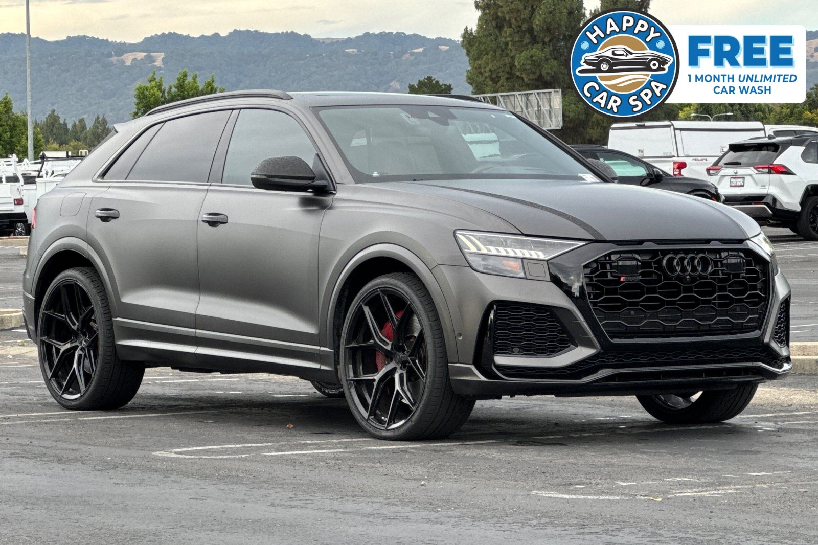 Orca Black Metallic 2021 Audi RS Q8 SUV / Crossover All-Wheel Drive 8-Speed Automatic
