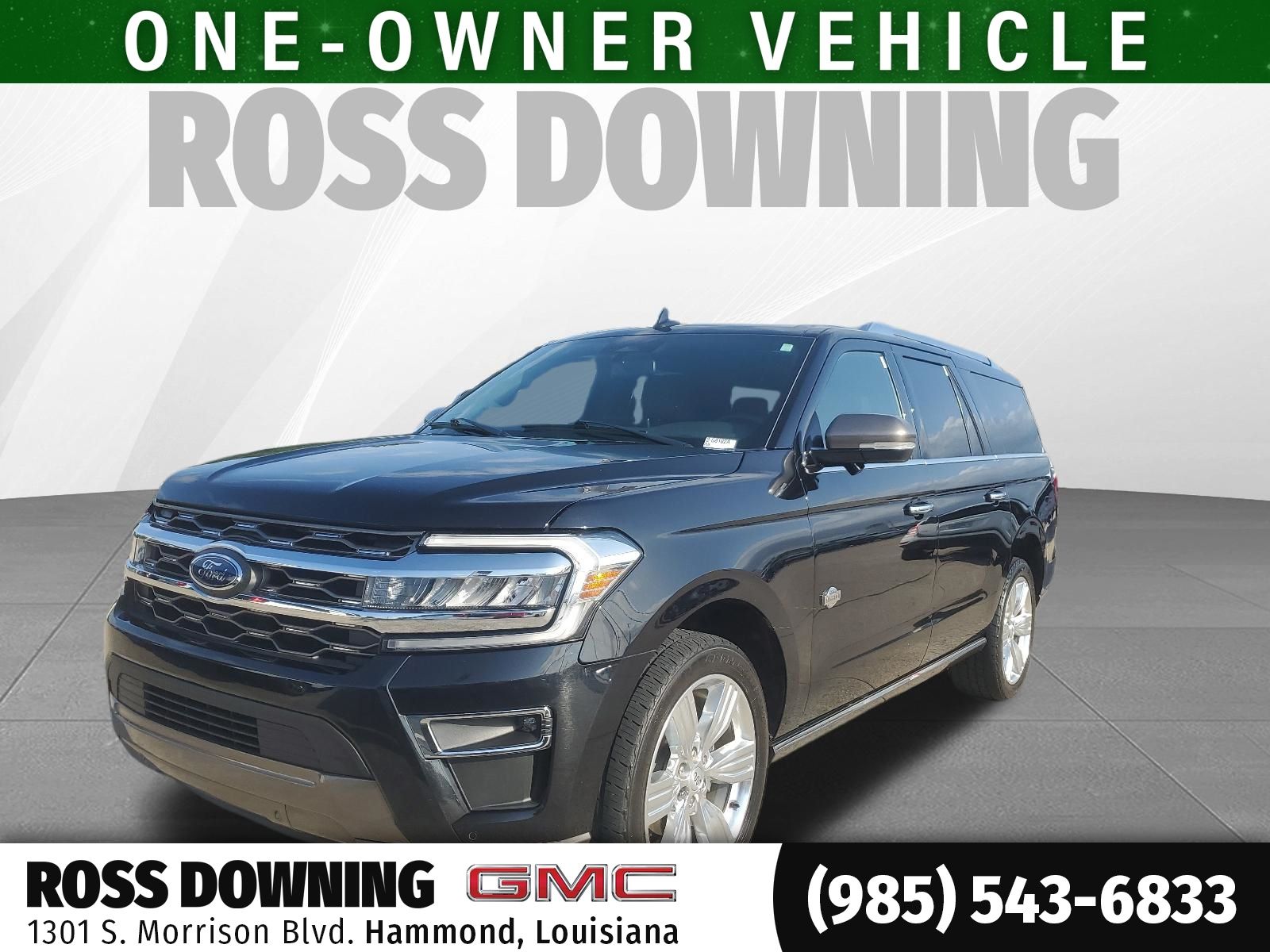 2023 Ford Expedition Max King Ranch Black at Toyota of Kenner
