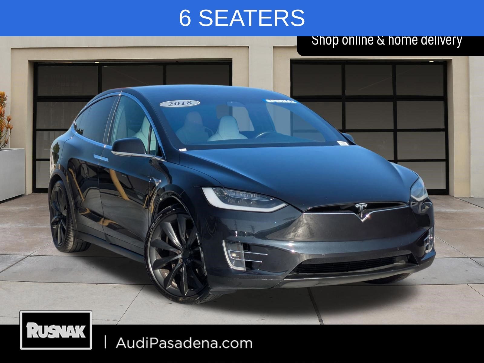 Obsidian Black Metallic 2018 Tesla Model X 100D AWD SUV / Crossover All-Wheel Drive 1-Speed Automatic