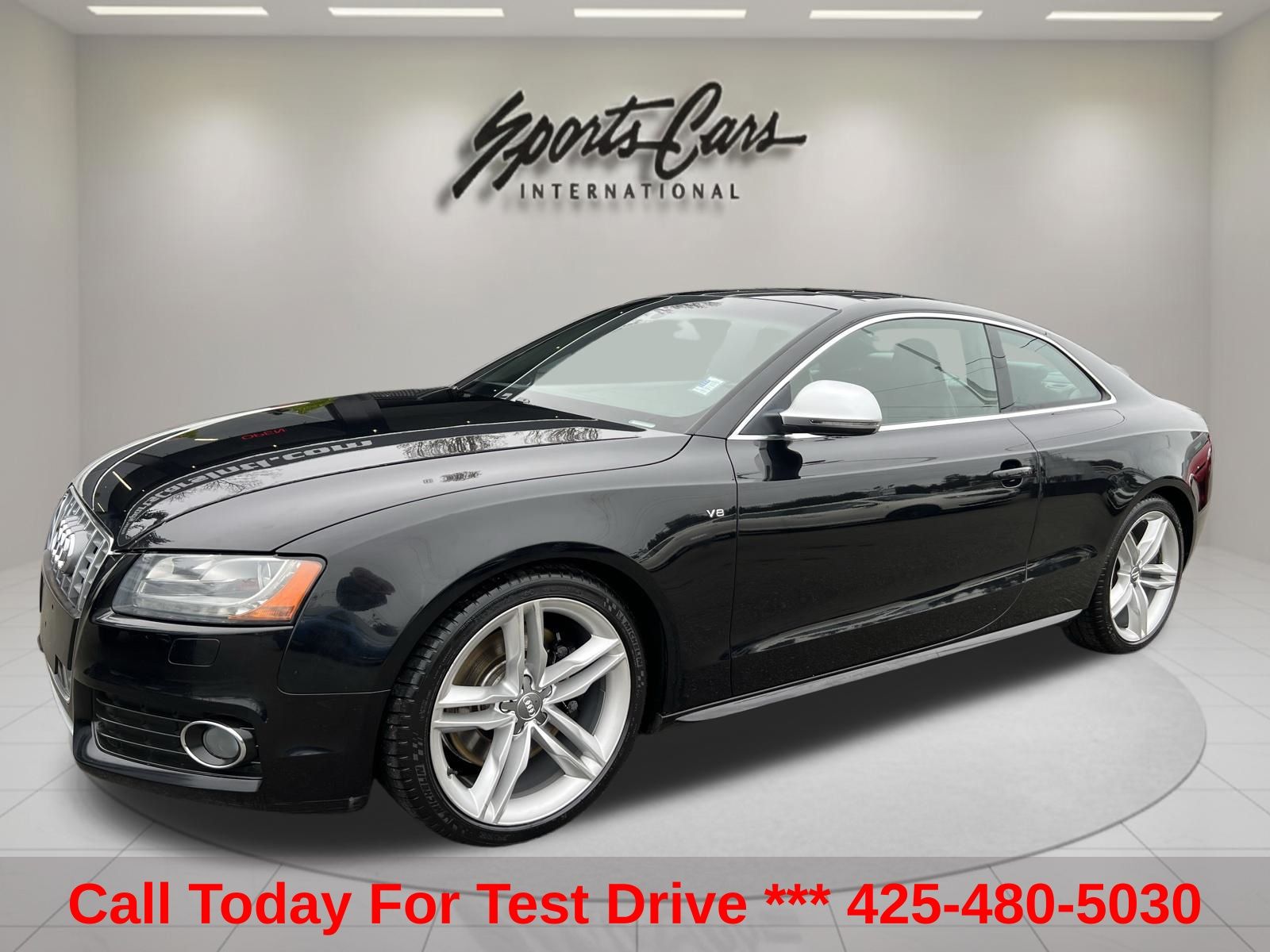 Phantom Black Pearl Effect 2008 Audi S5 4.2 quattro Coupe AWD Coupe All-Wheel Drive 6-Speed Automatic