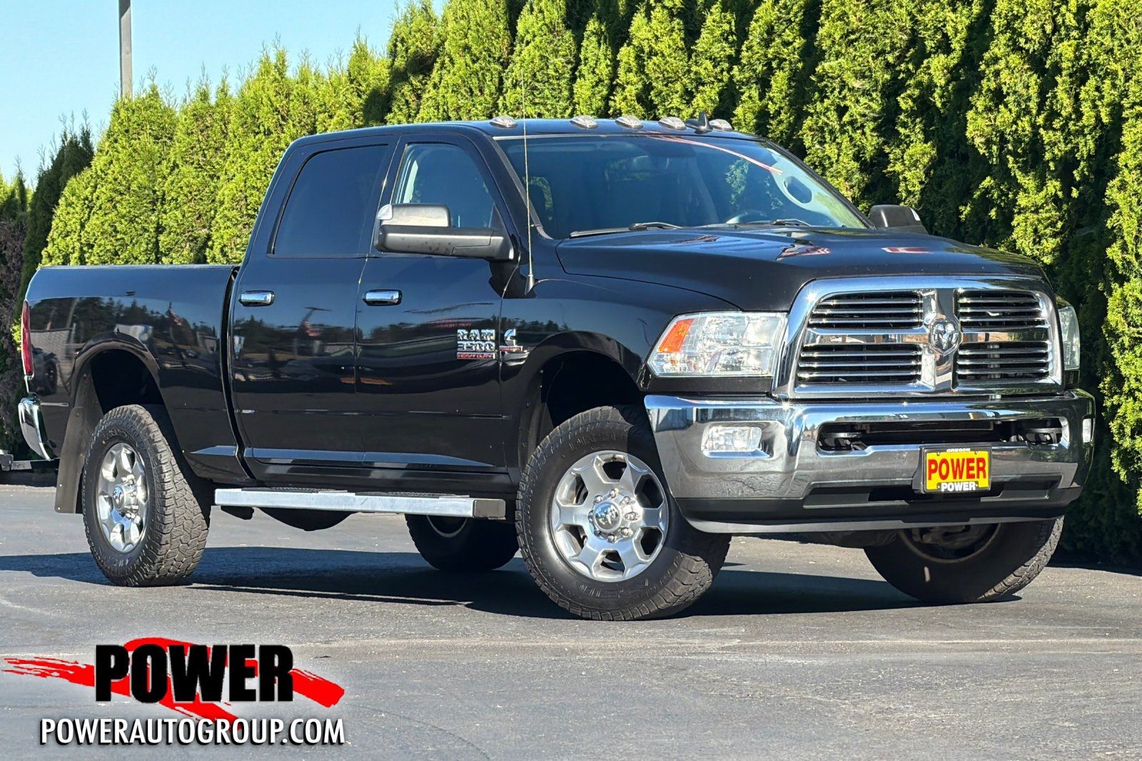 Brilliant Black Crystal Pearlcoat 2018 RAM 3500 Pickup Truck Four-Wheel Drive 6-Speed Automatic