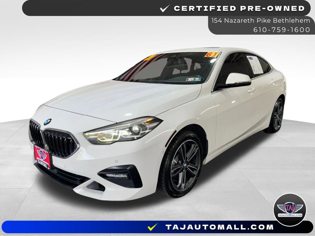 Alpine White 2021 BMW 2 Series Sedan All-Wheel Drive 8-Speed Automatic