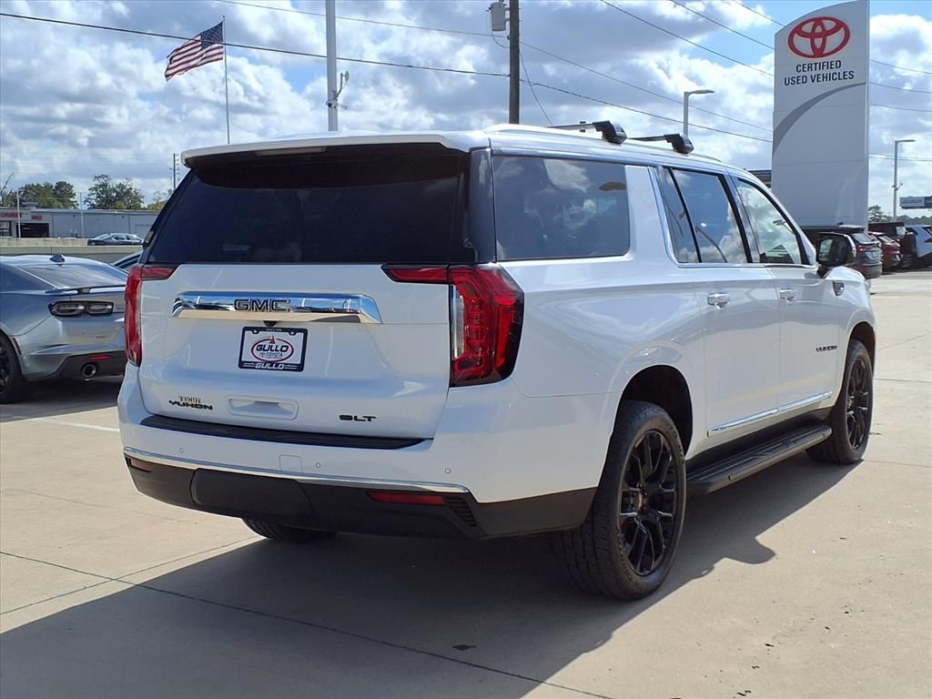 2023 GMC Yukon XL SLT White at Classic Chevrolet Galveston