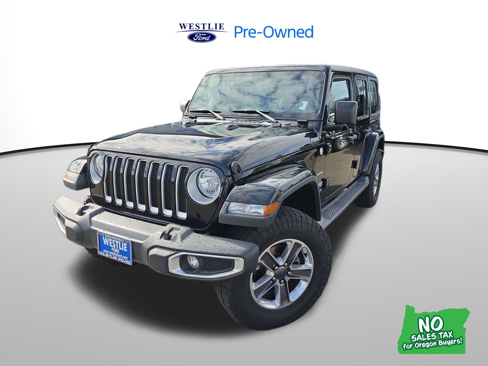 Black Clearcoat 2020 Jeep Wrangler Unlimited Sahara 4WD SUV / Crossover Four-Wheel Drive 8-Speed Automatic