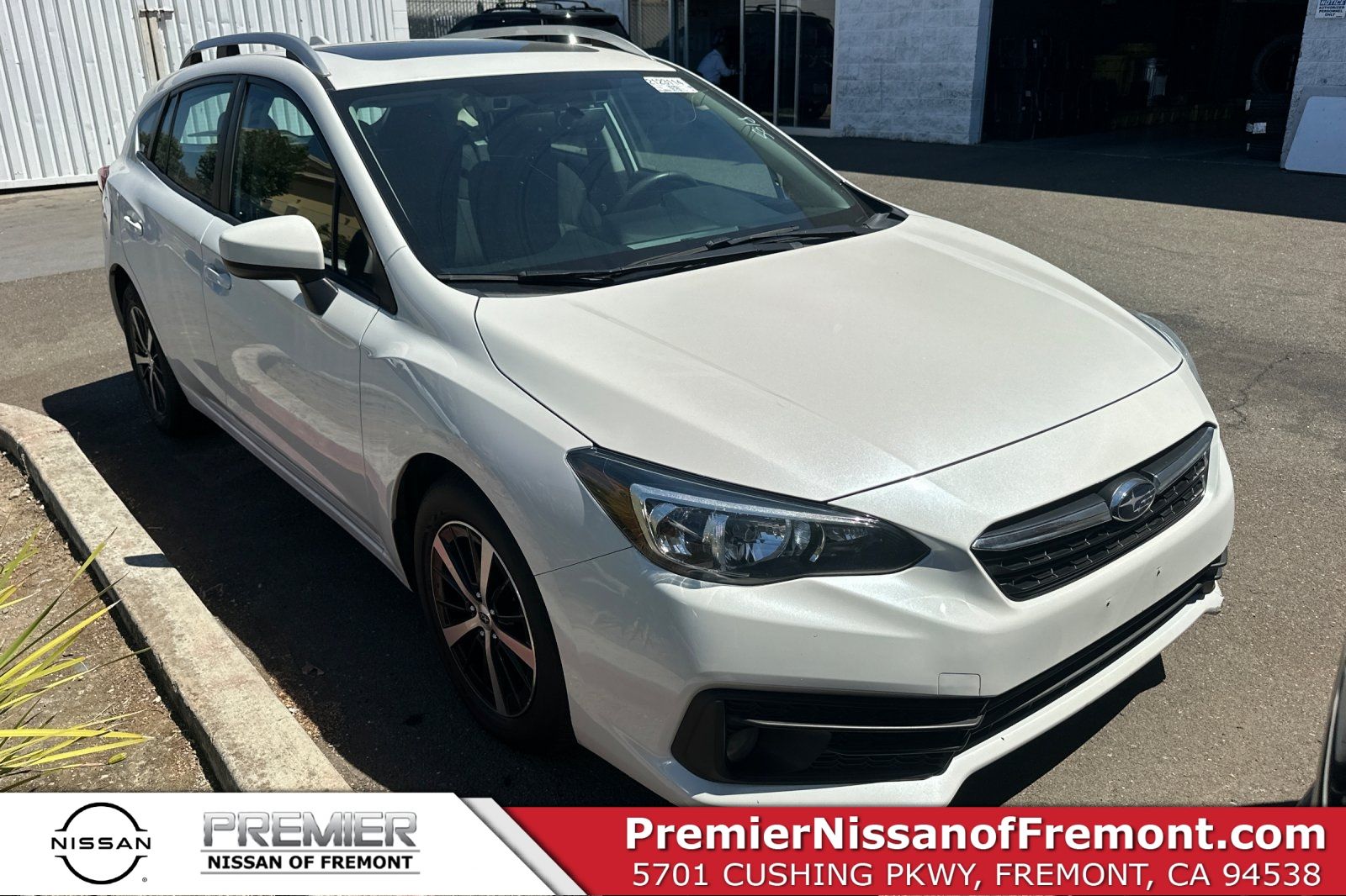Crystal White Pearl 2022 Subaru Impreza Wagon All-Wheel Drive Continuously Variable Transmission