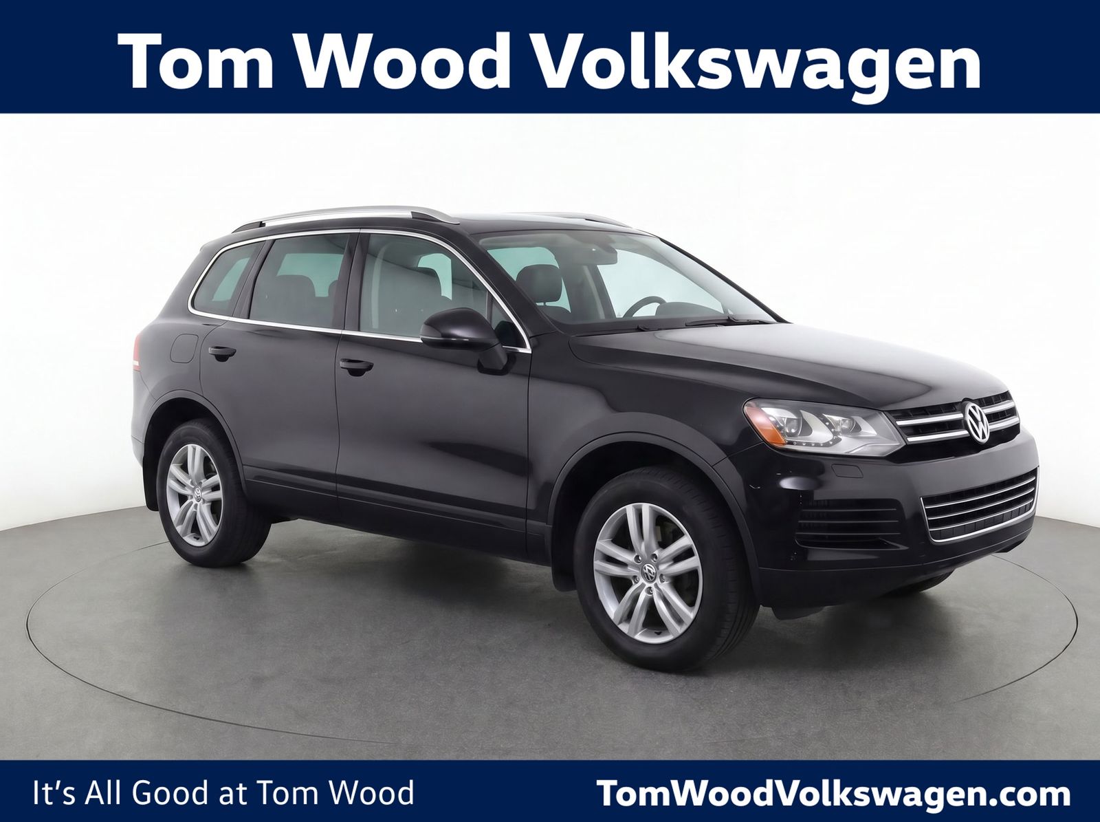 Black 2012 Volkswagen Touareg SUV / Crossover 8-Speed Automatic