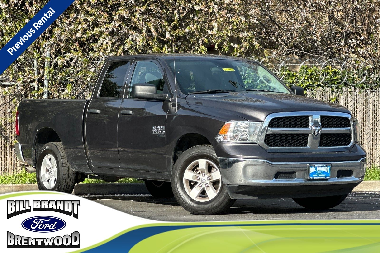 Gray (Granite Crystal Metallic Clearcoat) 2024 RAM 1500 Classic SLT Quad Cab 4WD Pickup Truck Four-Wheel Drive 8-Speed Automatic