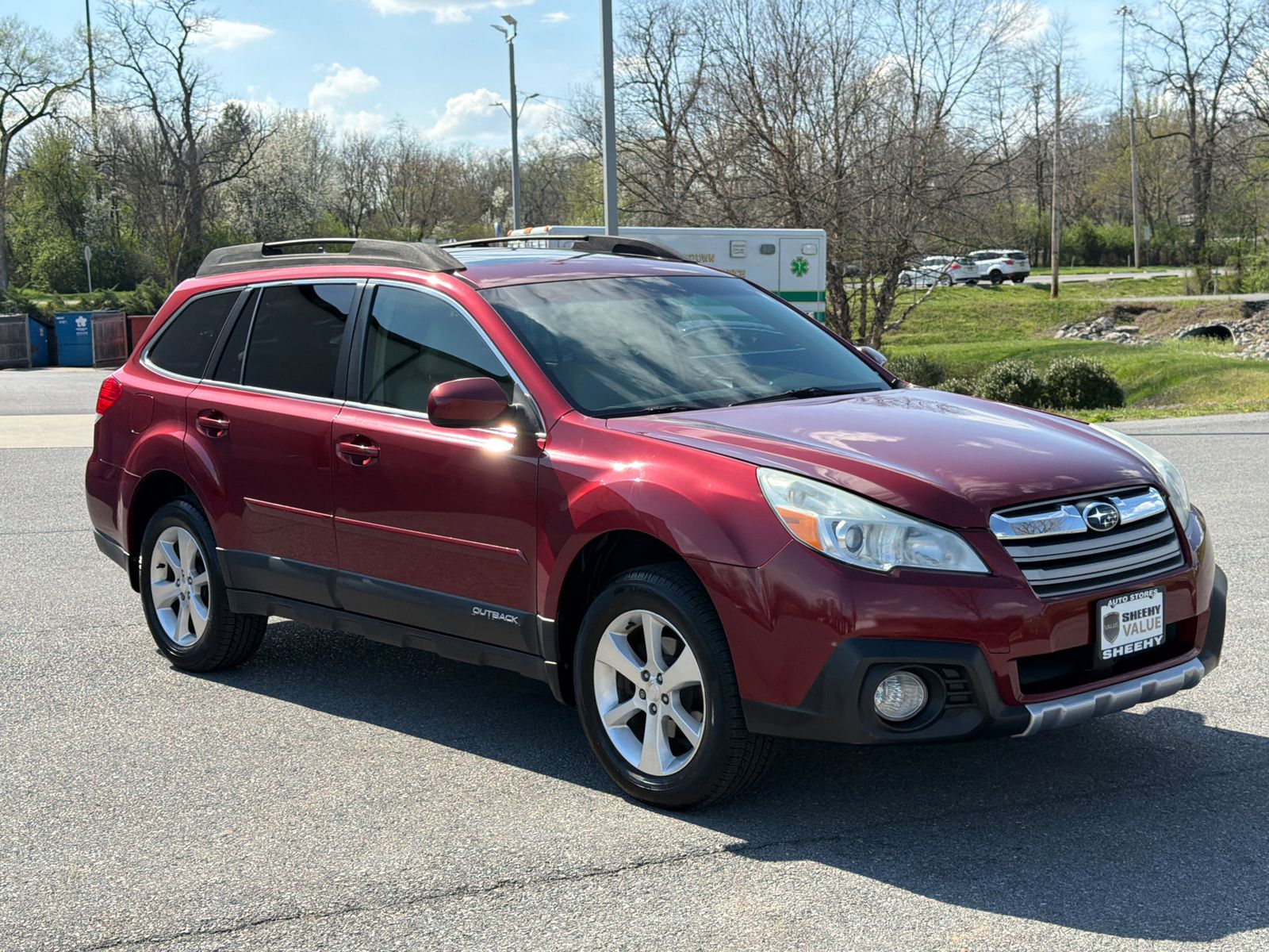 Venetian Red Pearl 2014 Subaru Outback 2.5i Limited Wagon All-Wheel Drive Continuously Variable Transmission