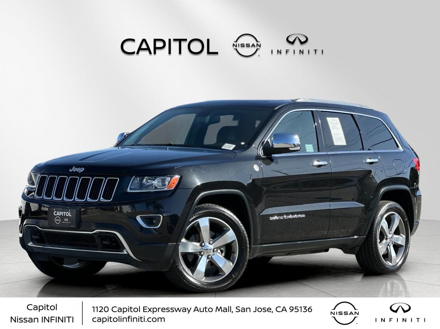 Brilliant Black Crystal Pearlcoat 2014 Jeep Grand Cherokee SUV / Crossover Four-Wheel Drive 8-Speed Automatic