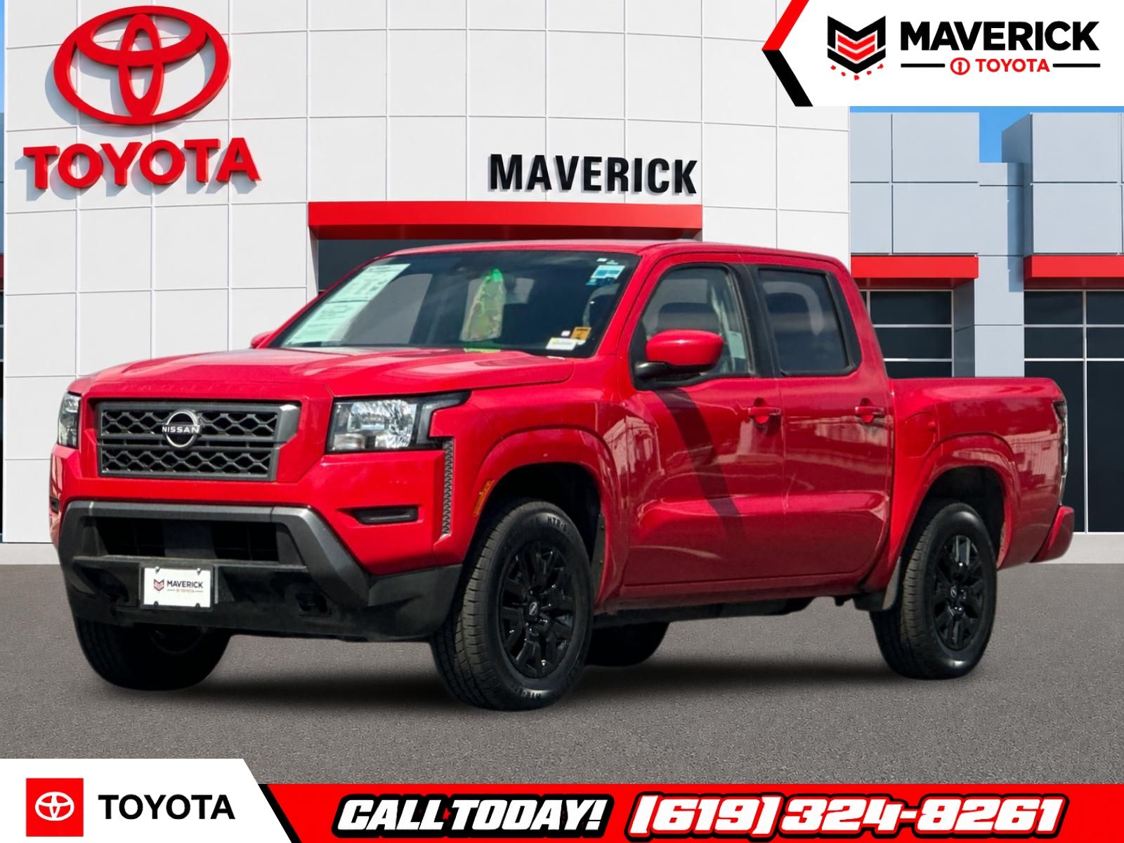 2023 Nissan Frontier Rojo (Red Alert) Camioneta Todo terreno 9 velocidades Automática