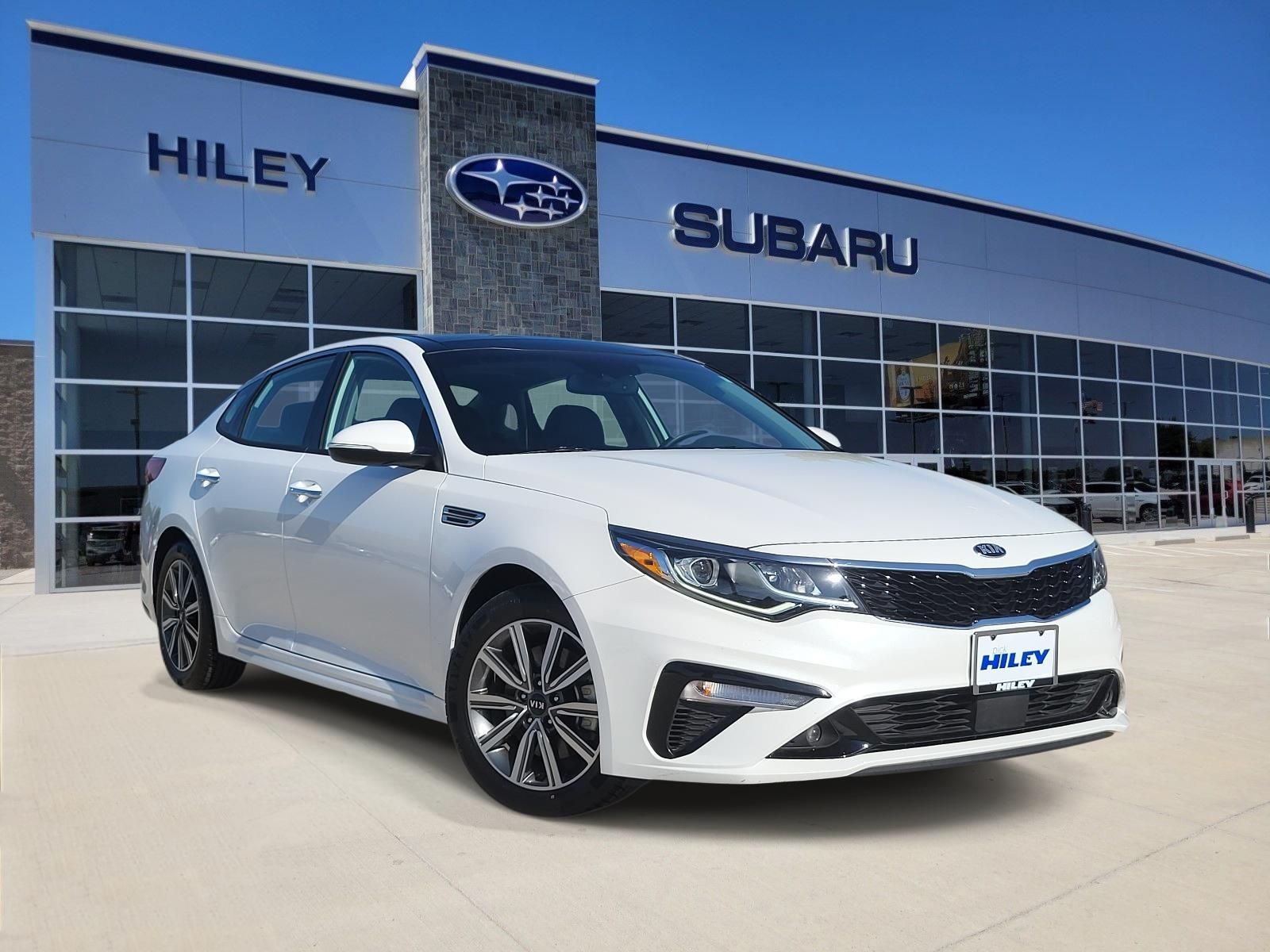 Snow White Pearl 2020 Kia Optima Sedan Front-Wheel Drive 7-Speed Automatic