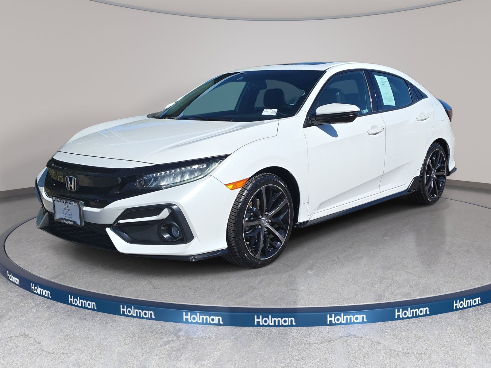 Crystal Black Pearl 2020 Honda Civic Hatchback Sport Touring FWD Hatchback Front-Wheel Drive 6-Speed Manual