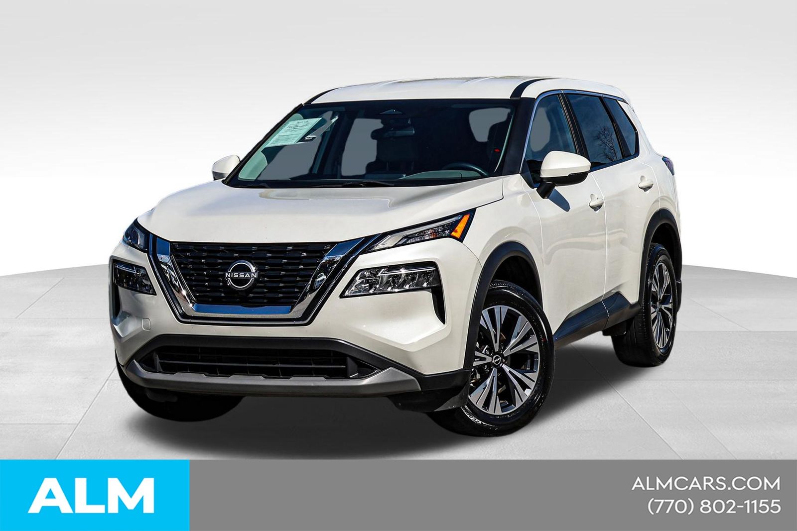 Pearl White Tricoat 2023 Nissan Rogue SV FWD SUV / Crossover Front-Wheel Drive Continuously Variable Transmission