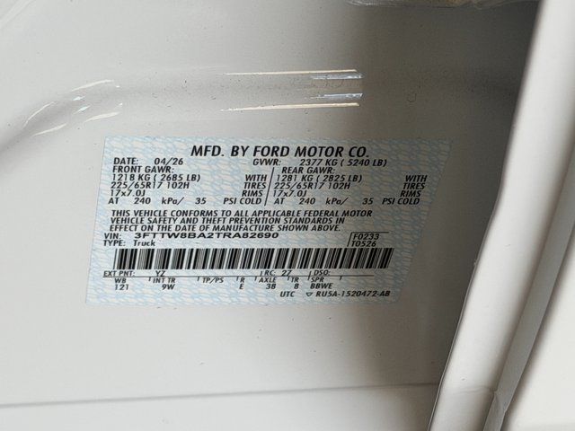 New 2026 Oxford White Ford XL image 33