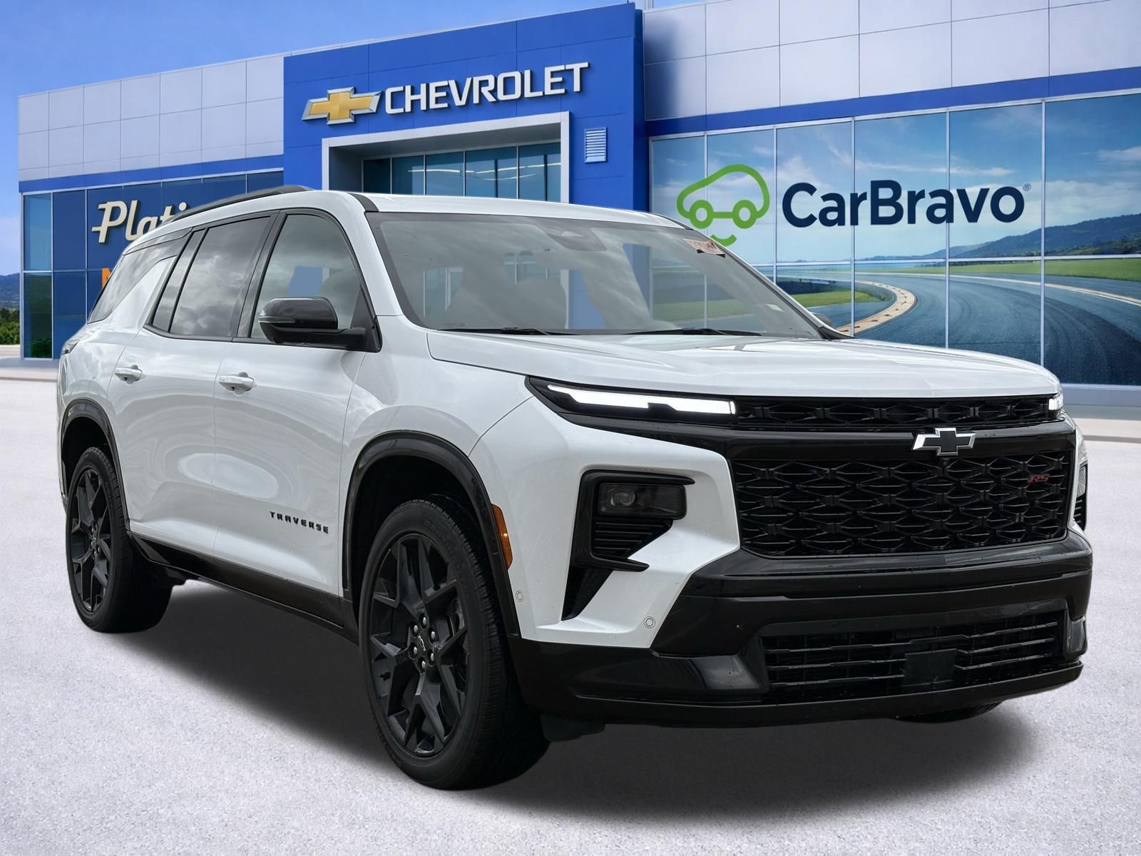 White (Iridescent Pearl Tricoat) 2024 Chevrolet Traverse RS AWD SUV / Crossover Four-Wheel Drive 8-Speed Automatic